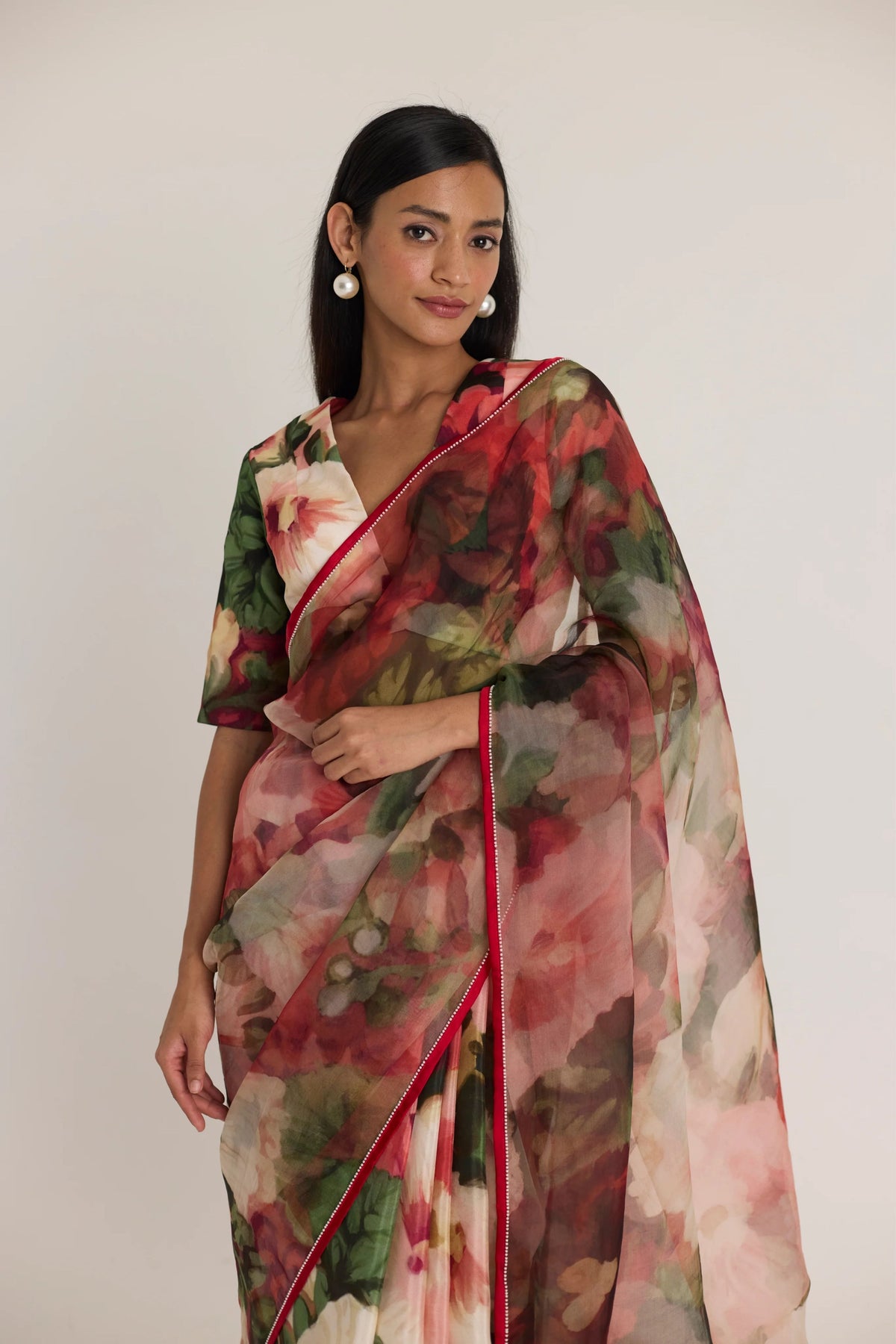 Scarlett Silk Organza Saree