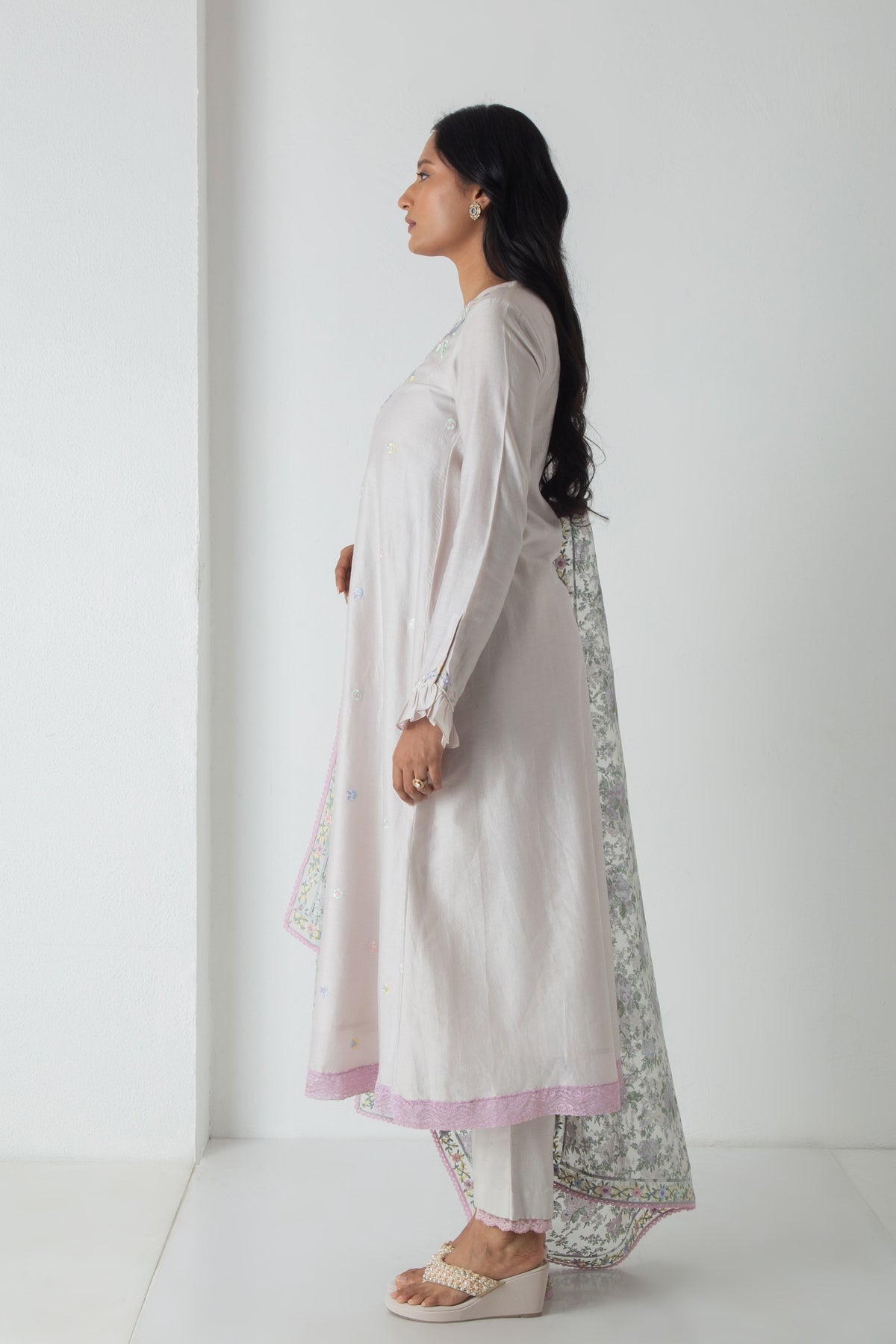 Grey Yeva Kurta Set