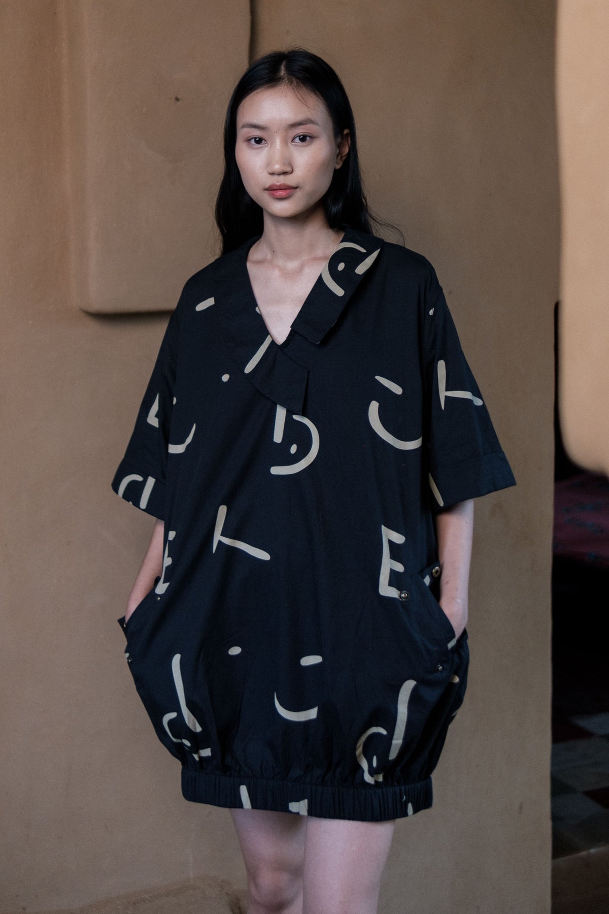 Black Line Sydney Shift Dress
