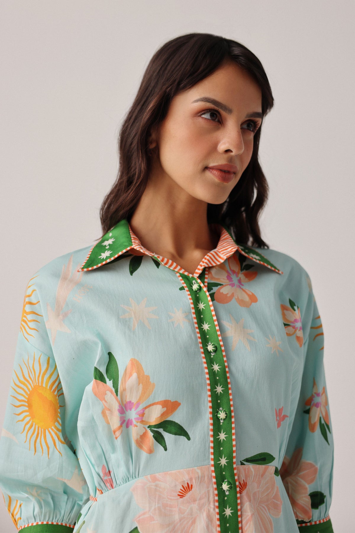 Azure Lena Midi Dress