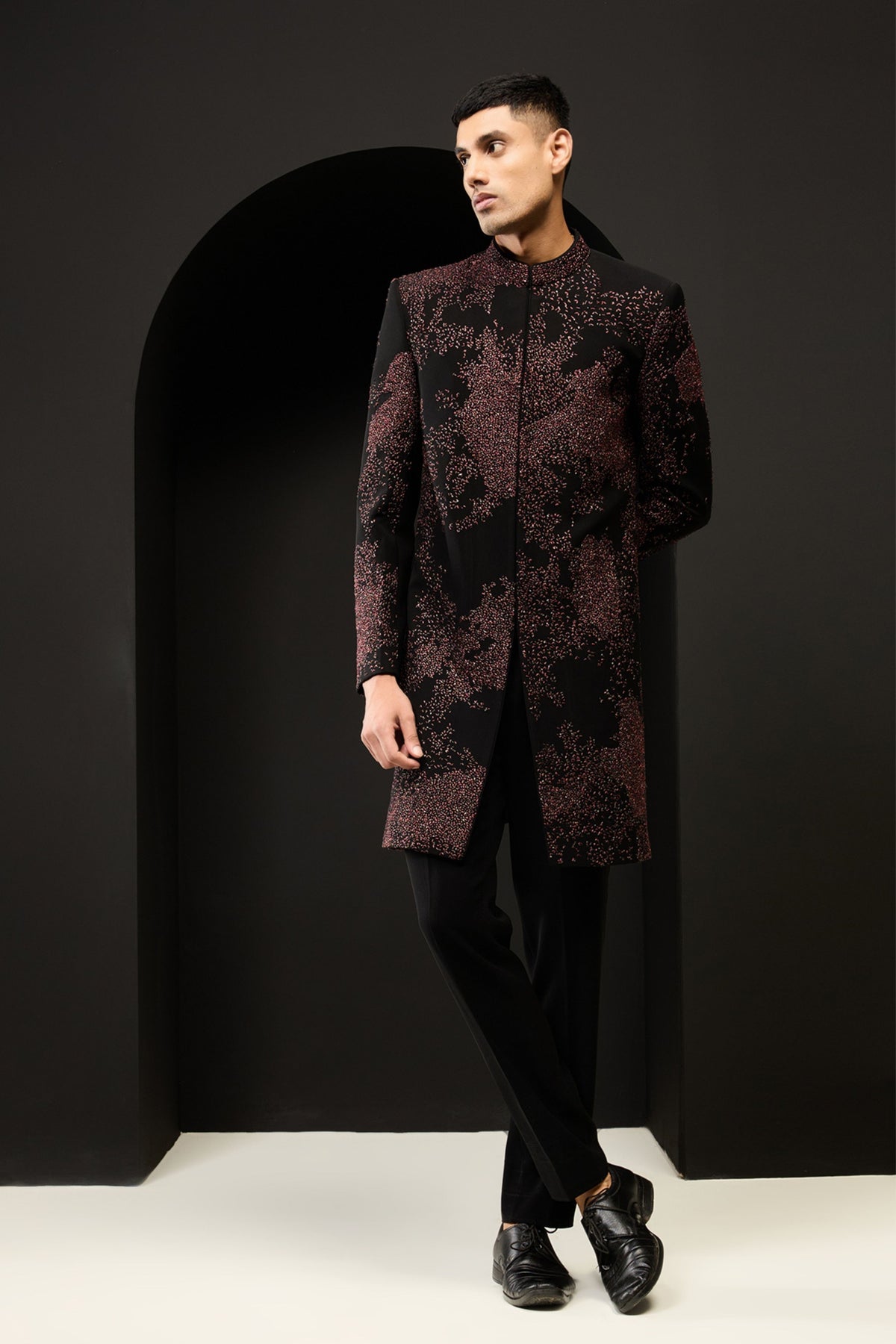 Regal Pearl Sparkle Jacket Set