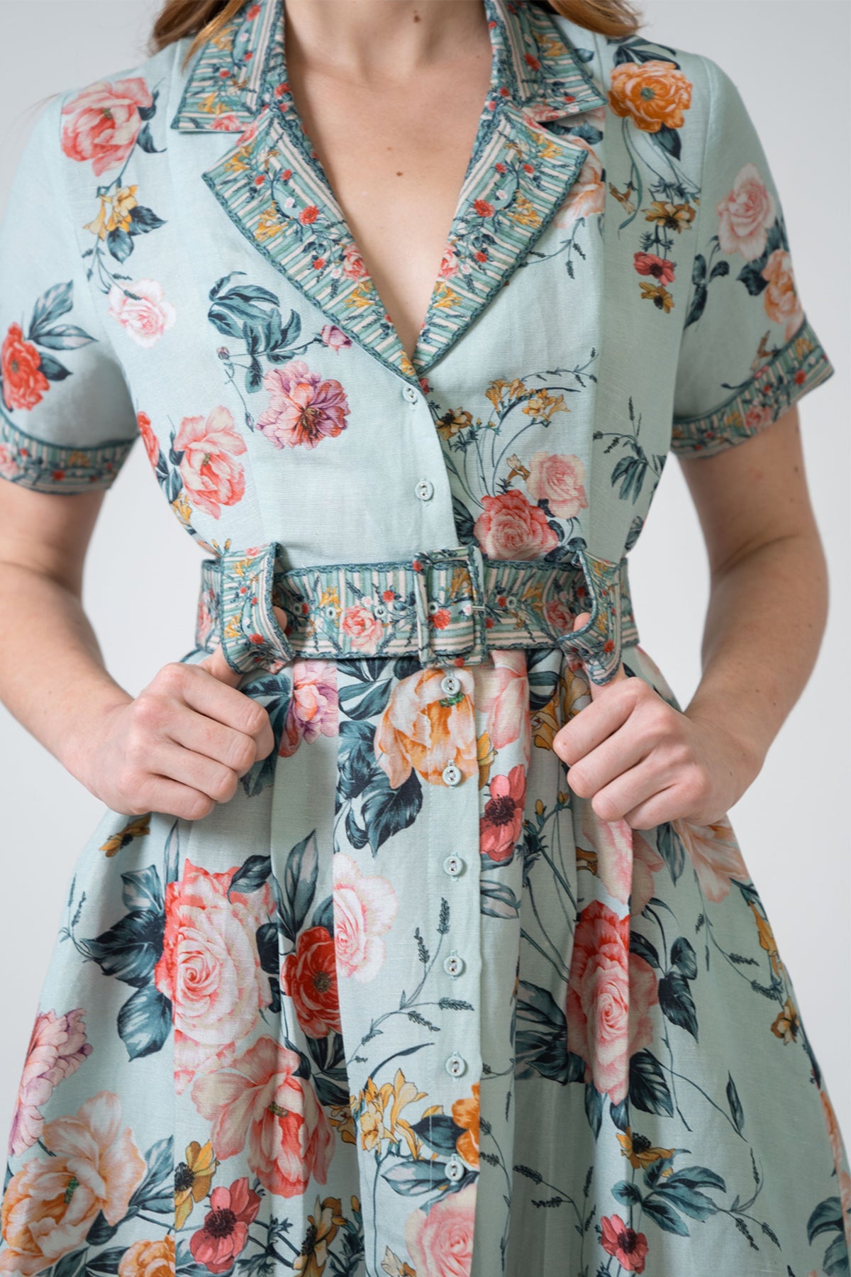 Eva Collared Dress