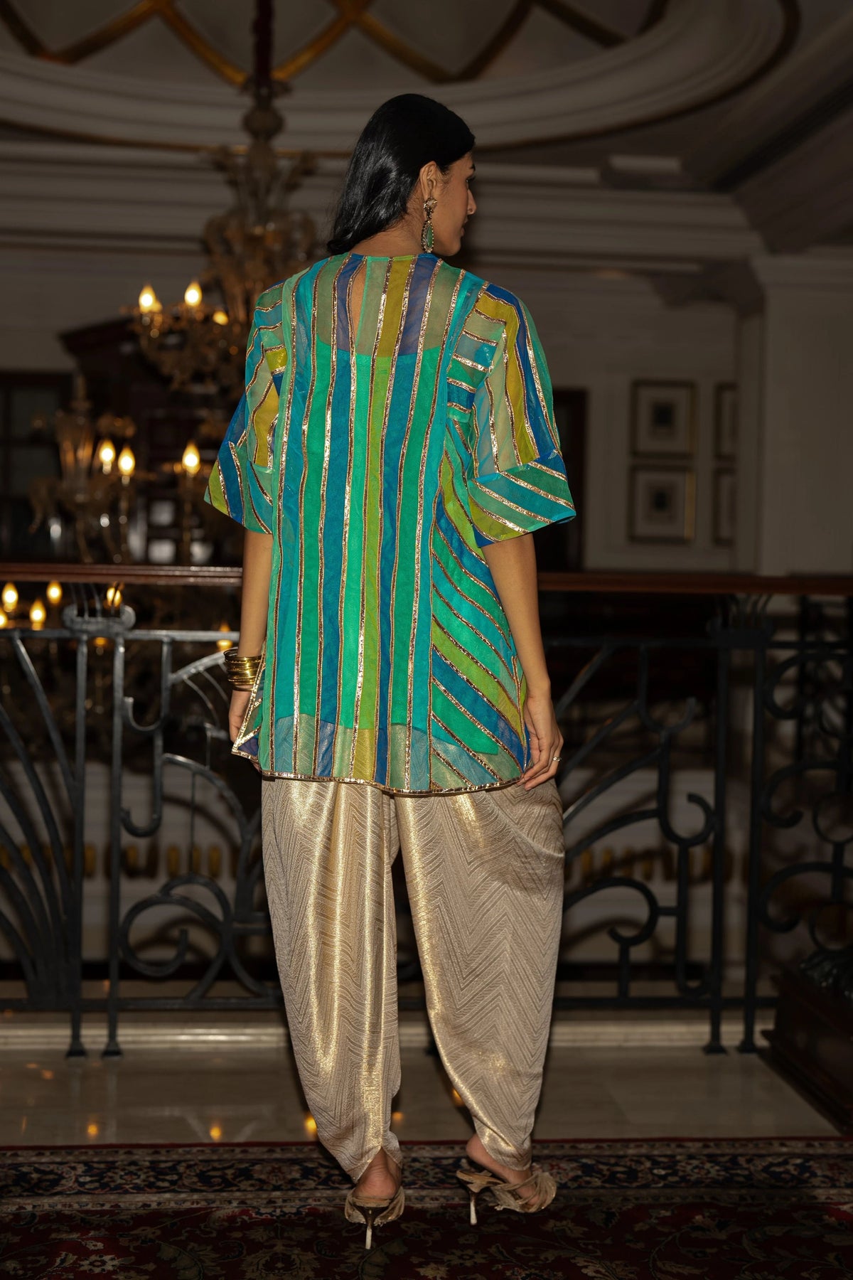 Striped Boxy Top & Tulip Pants