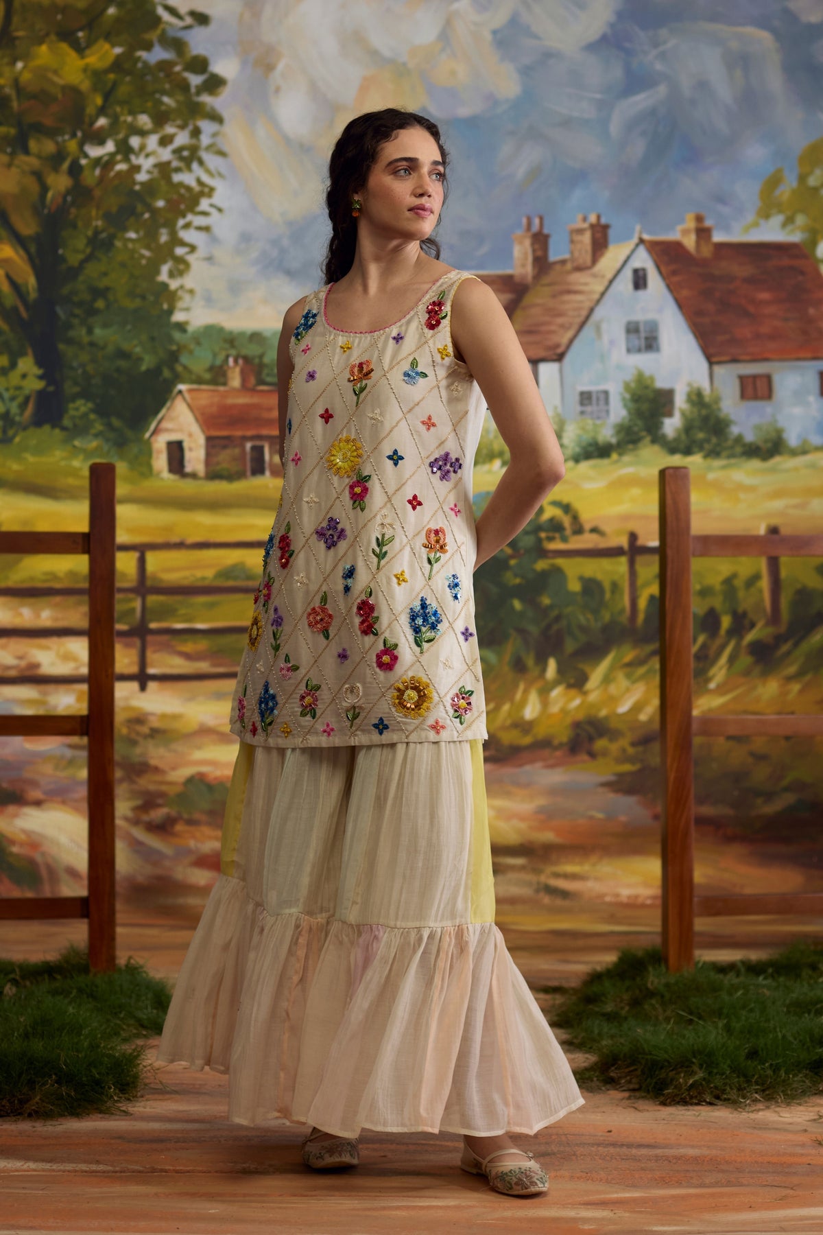 Lumina Floral Kurta
