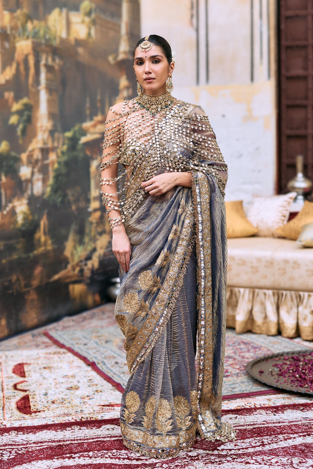 Jaalika Saree Set