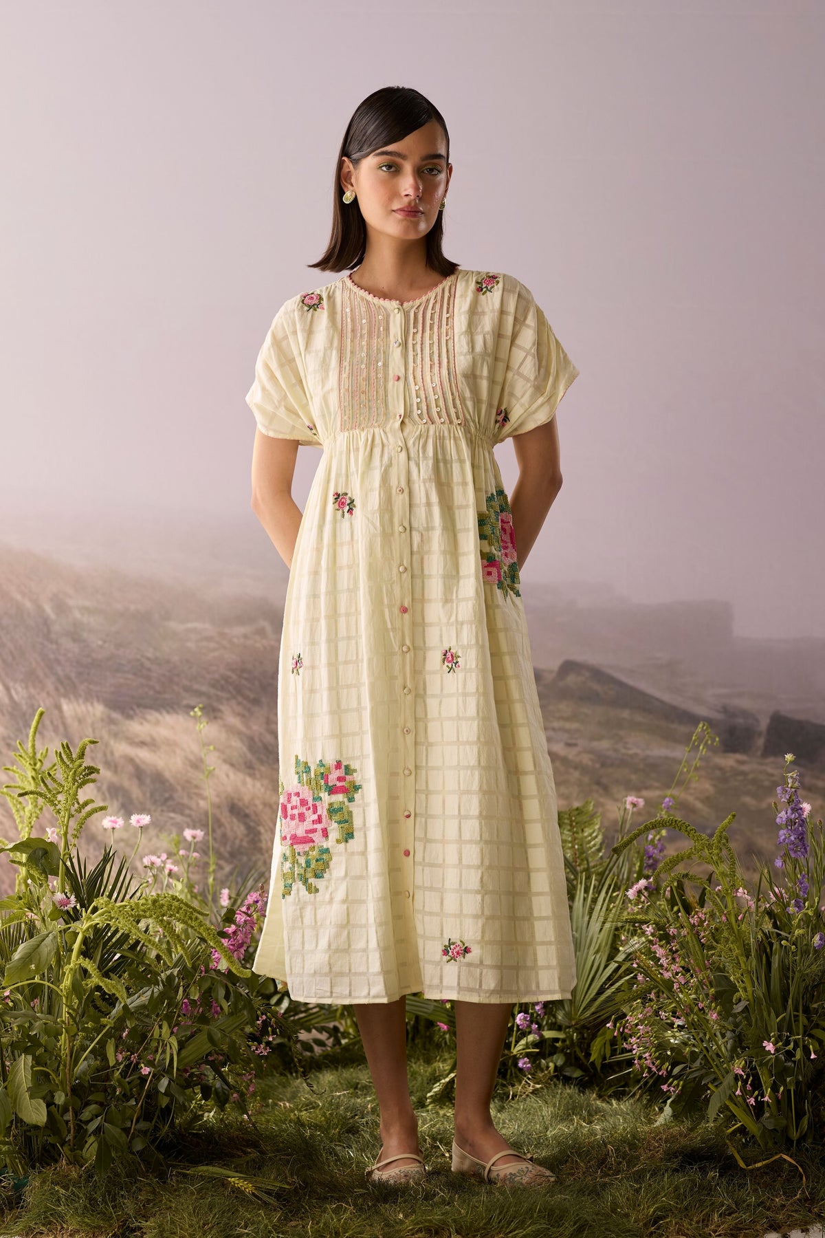 Moonlight Floral Dress