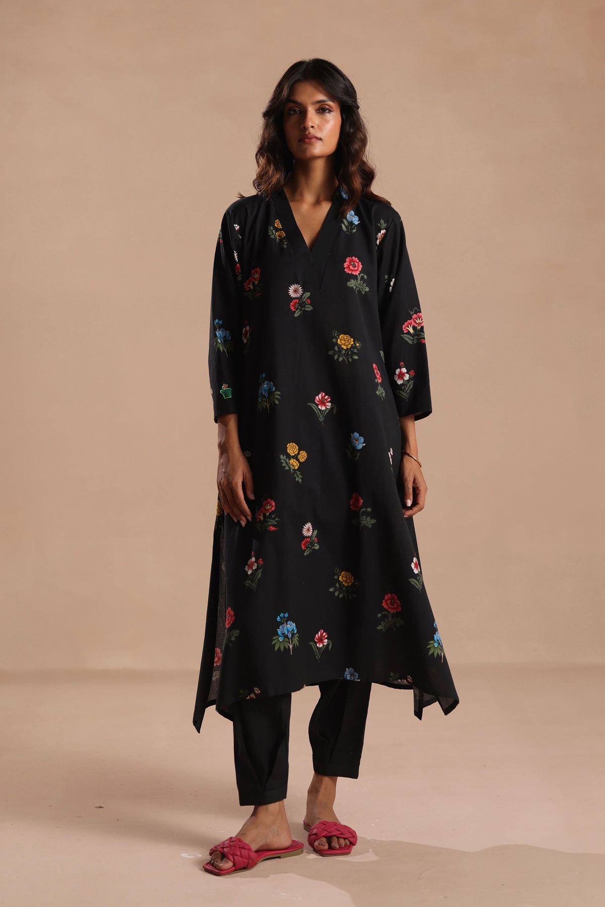 Eva Black Kurta Set