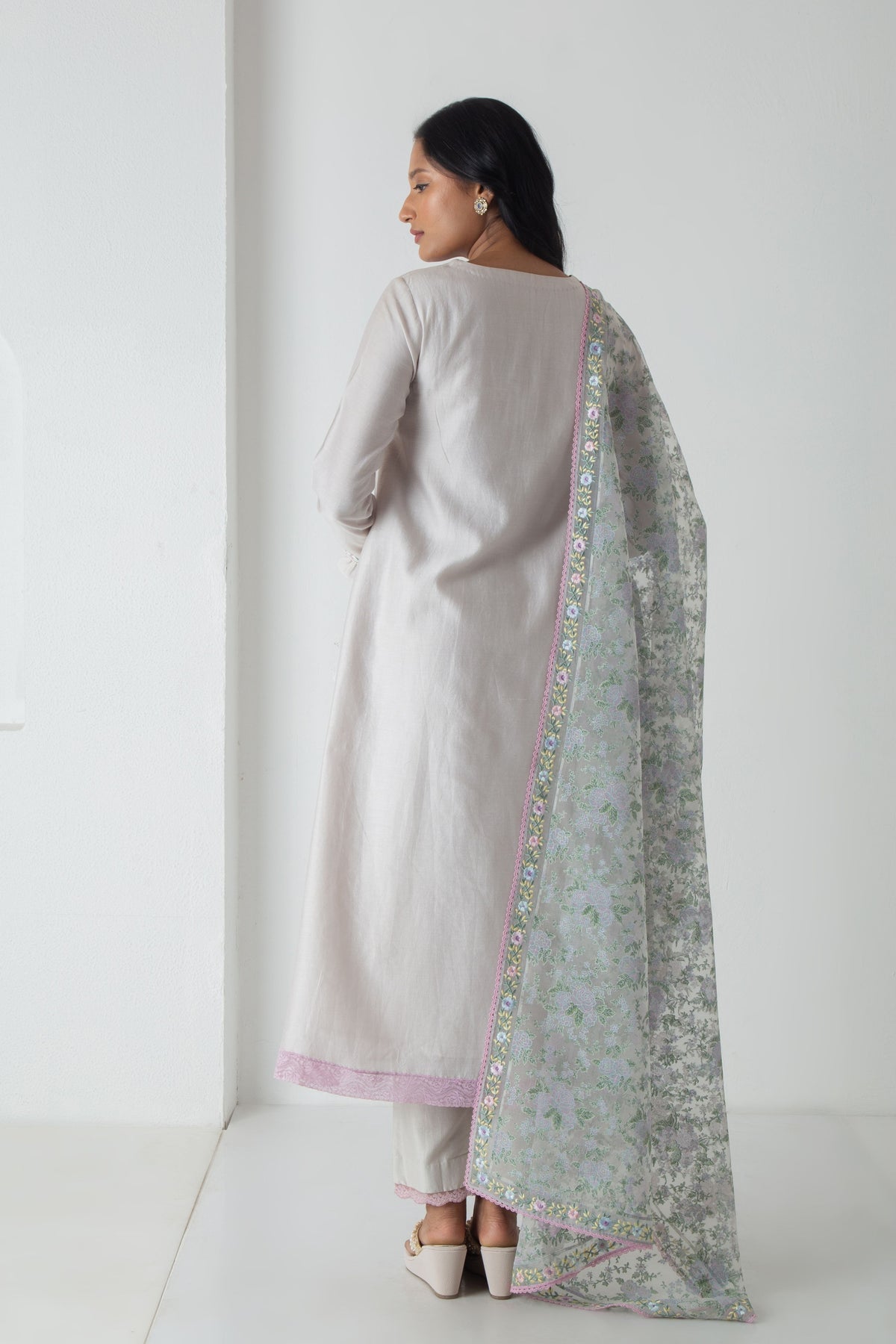 Grey Yeva Kurta Set