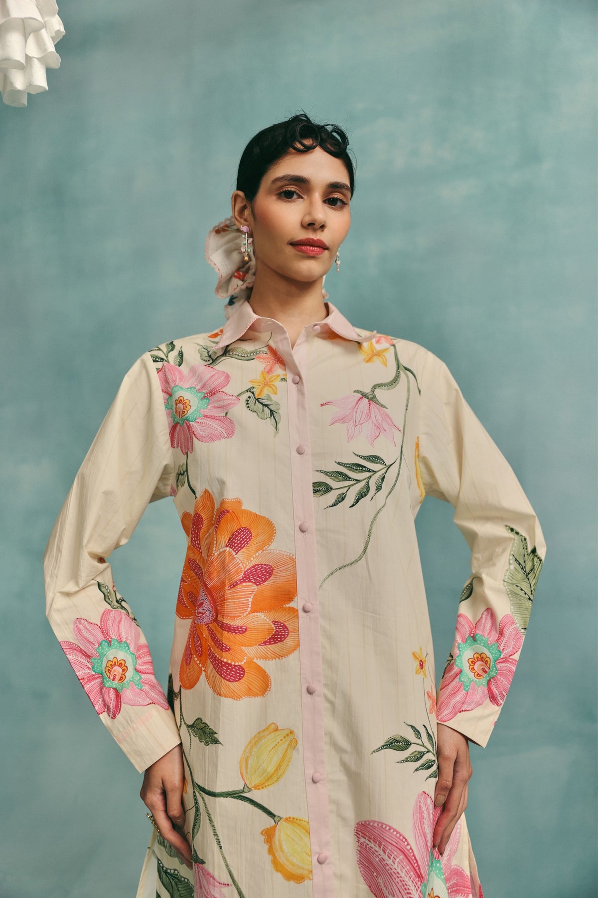 Dahlia Ecru Kurta Set