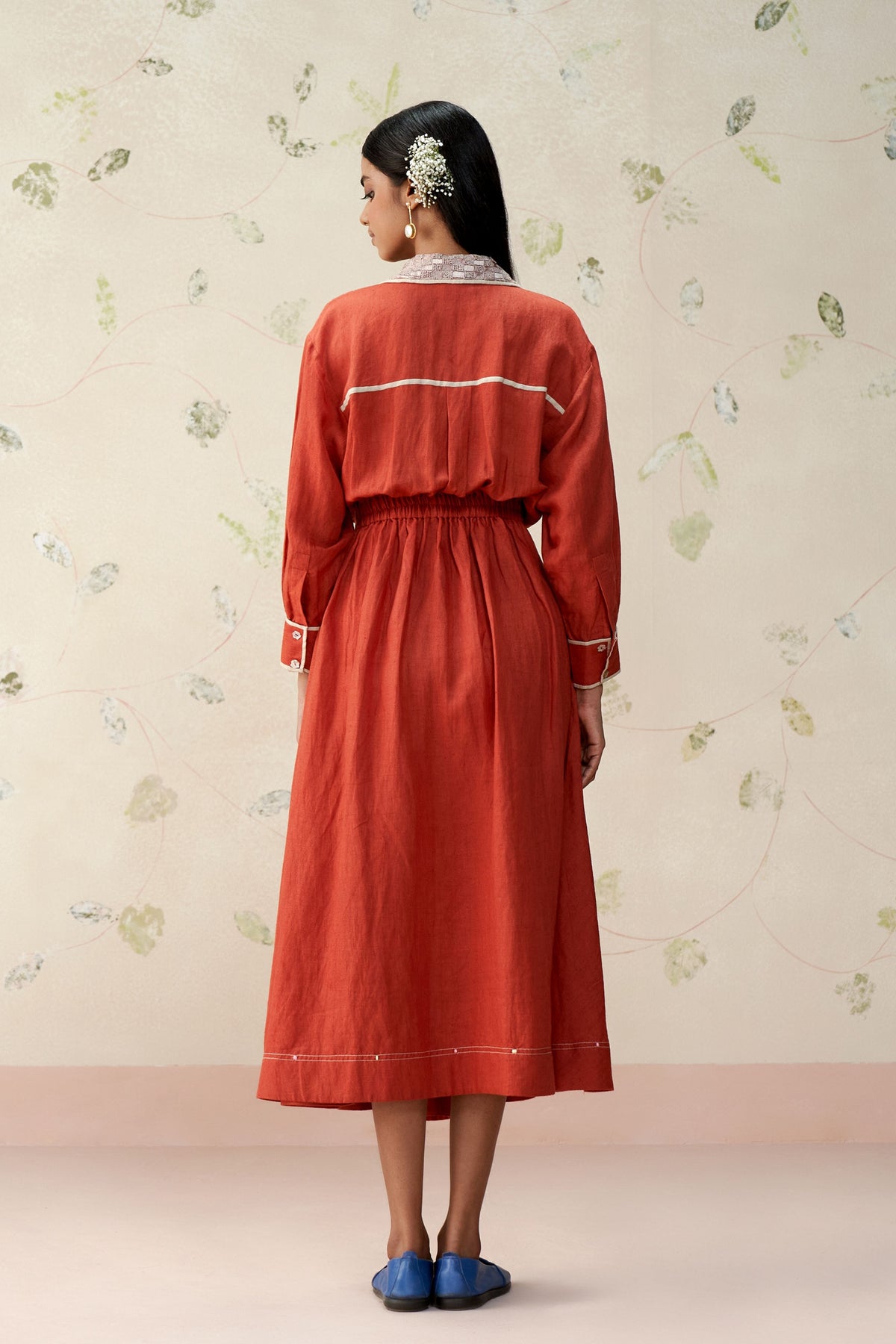 Johanna Brick Red Dress