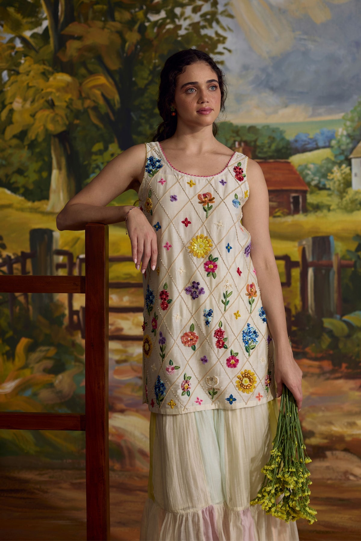 Lumina Floral Kurta