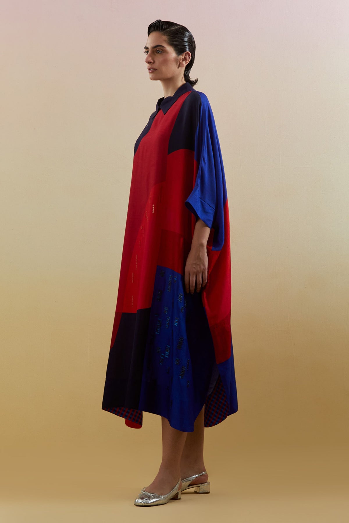 Zenith Navy & Red Kaftan