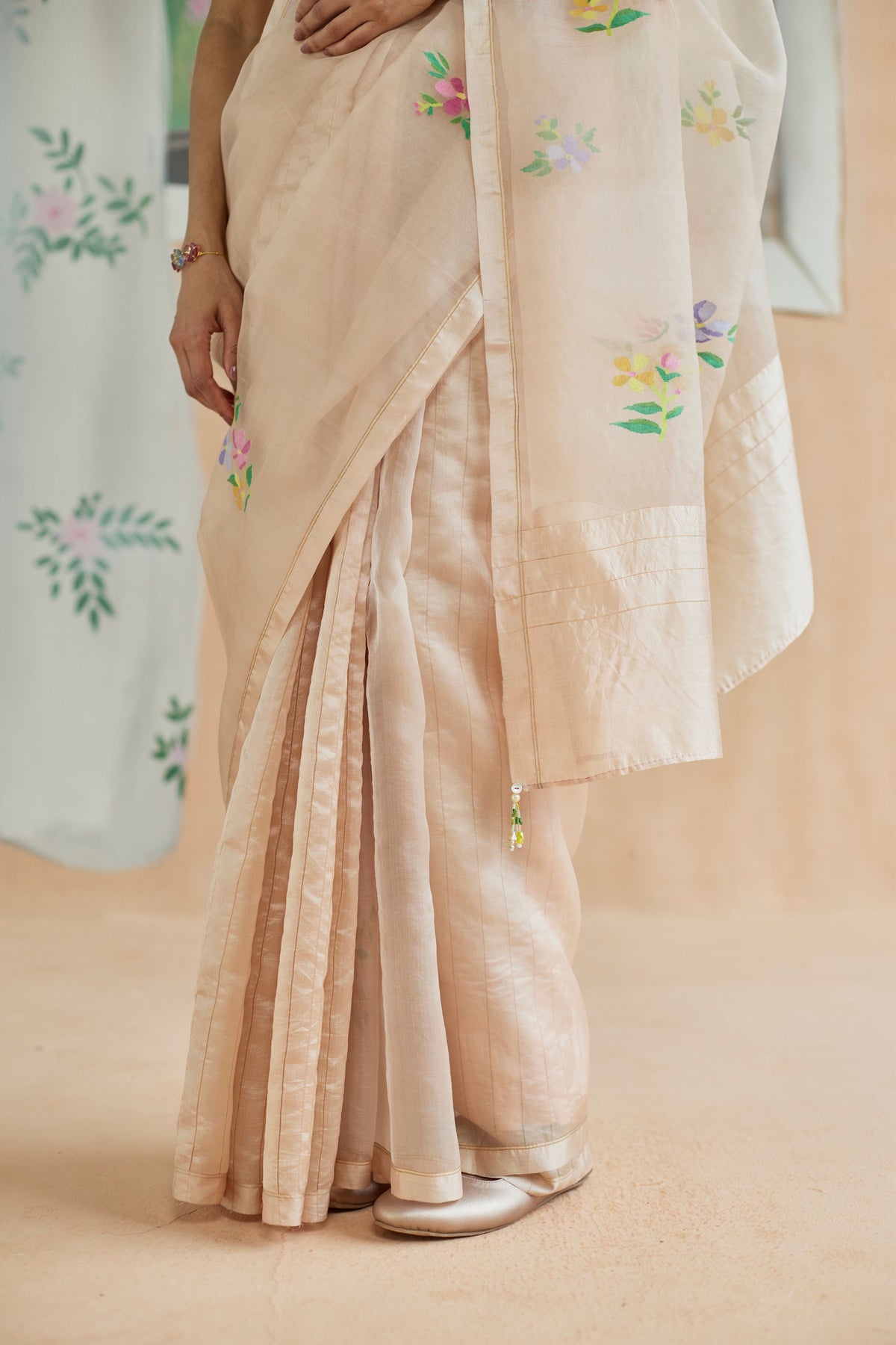 Soft Whisper Jamdani Sari