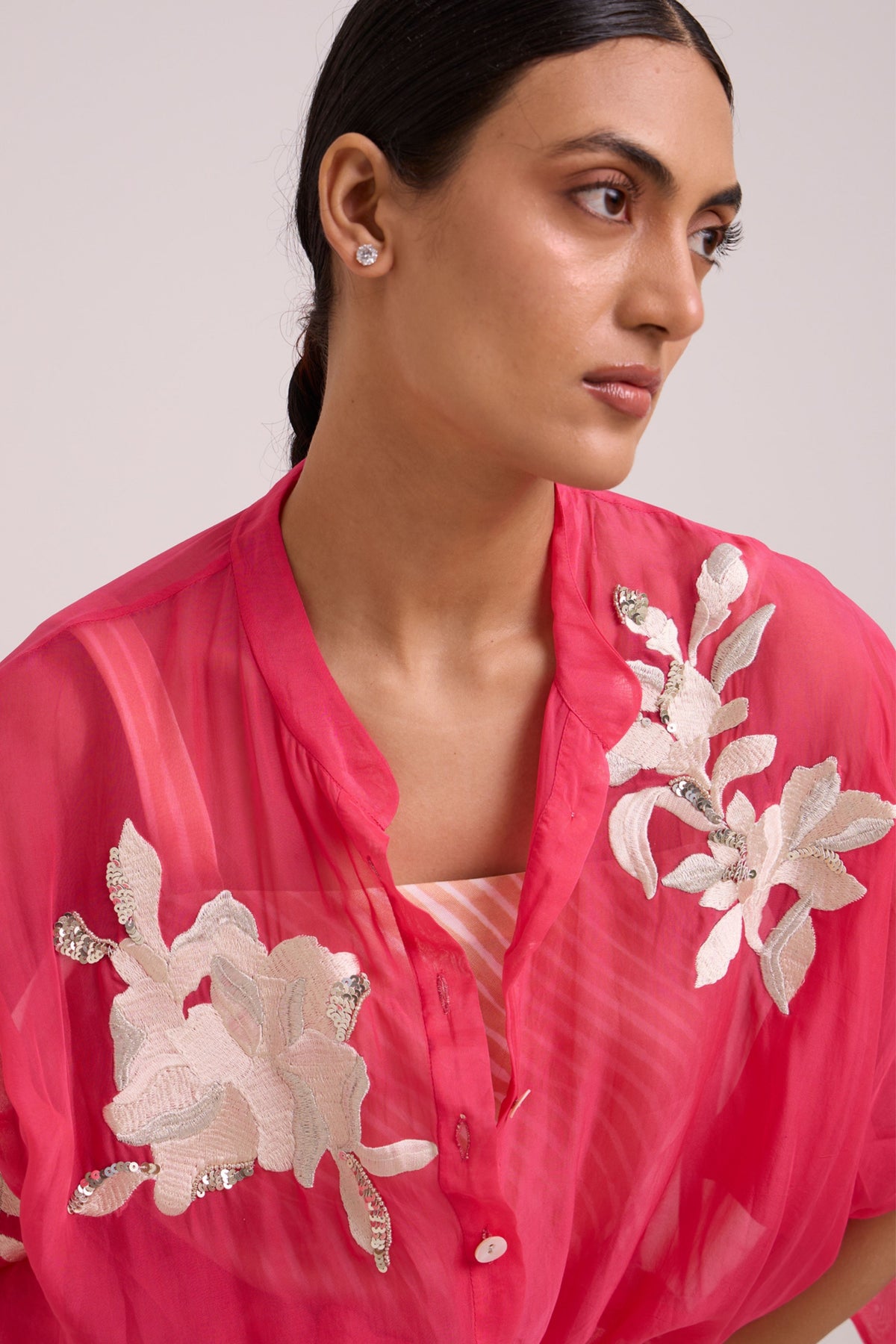 Emery Sheer Bomber Dress
