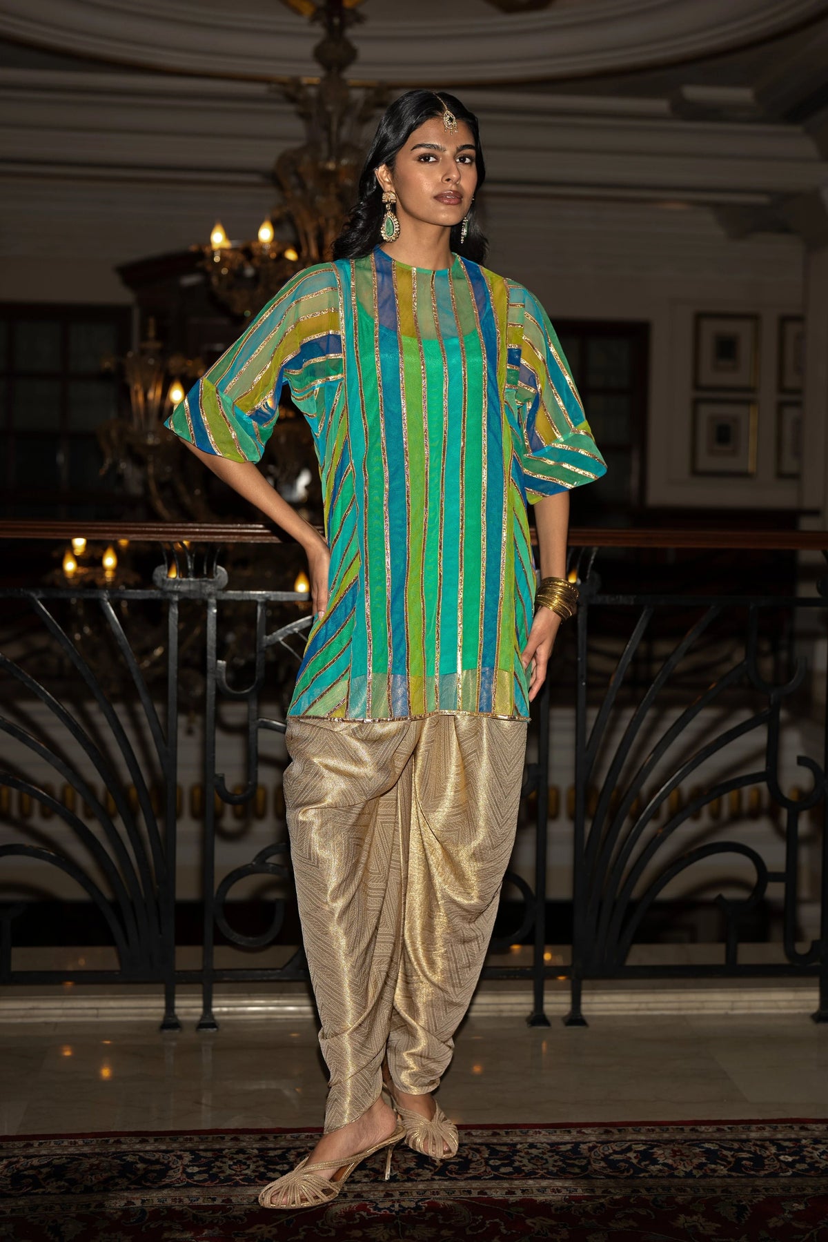 Striped Boxy Top & Tulip Pants
