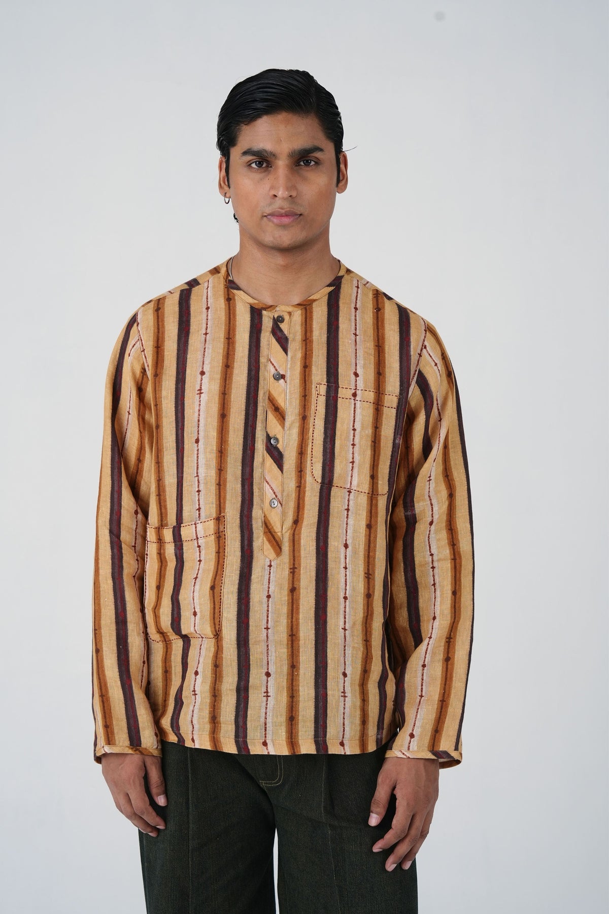 Zen Collarless Shirt