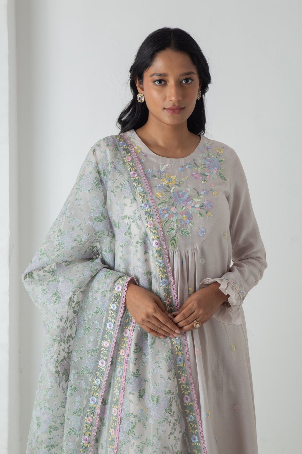 Grey Yeva Kurta Set