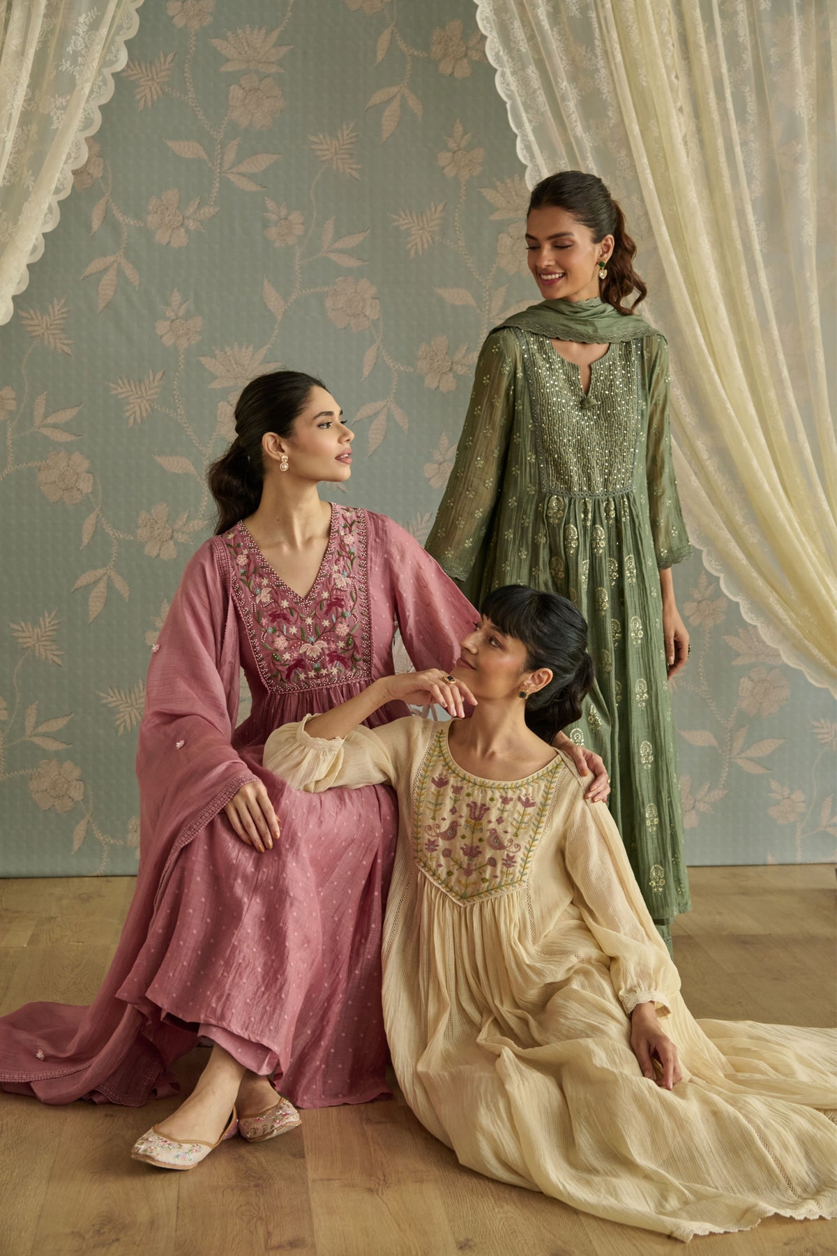 Blush Zella Kurta Set