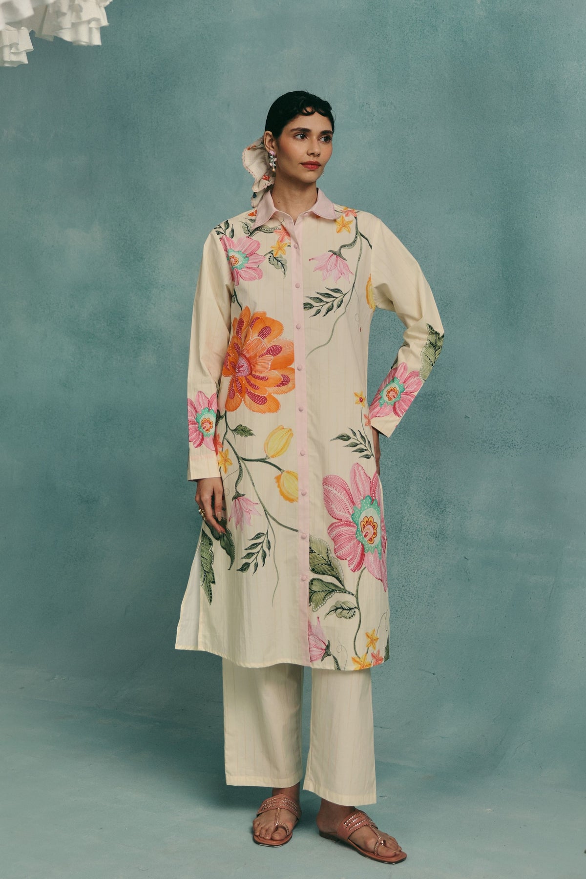 Dahlia Ecru Kurta Set