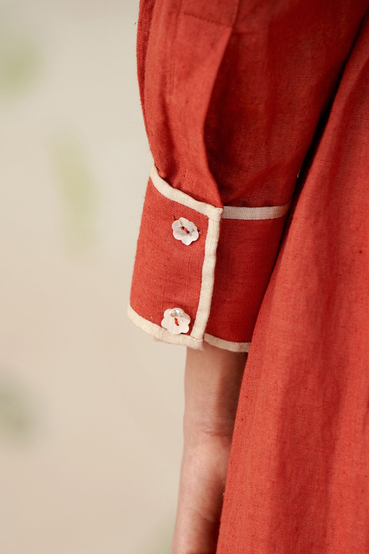 Johanna Brick Red Dress