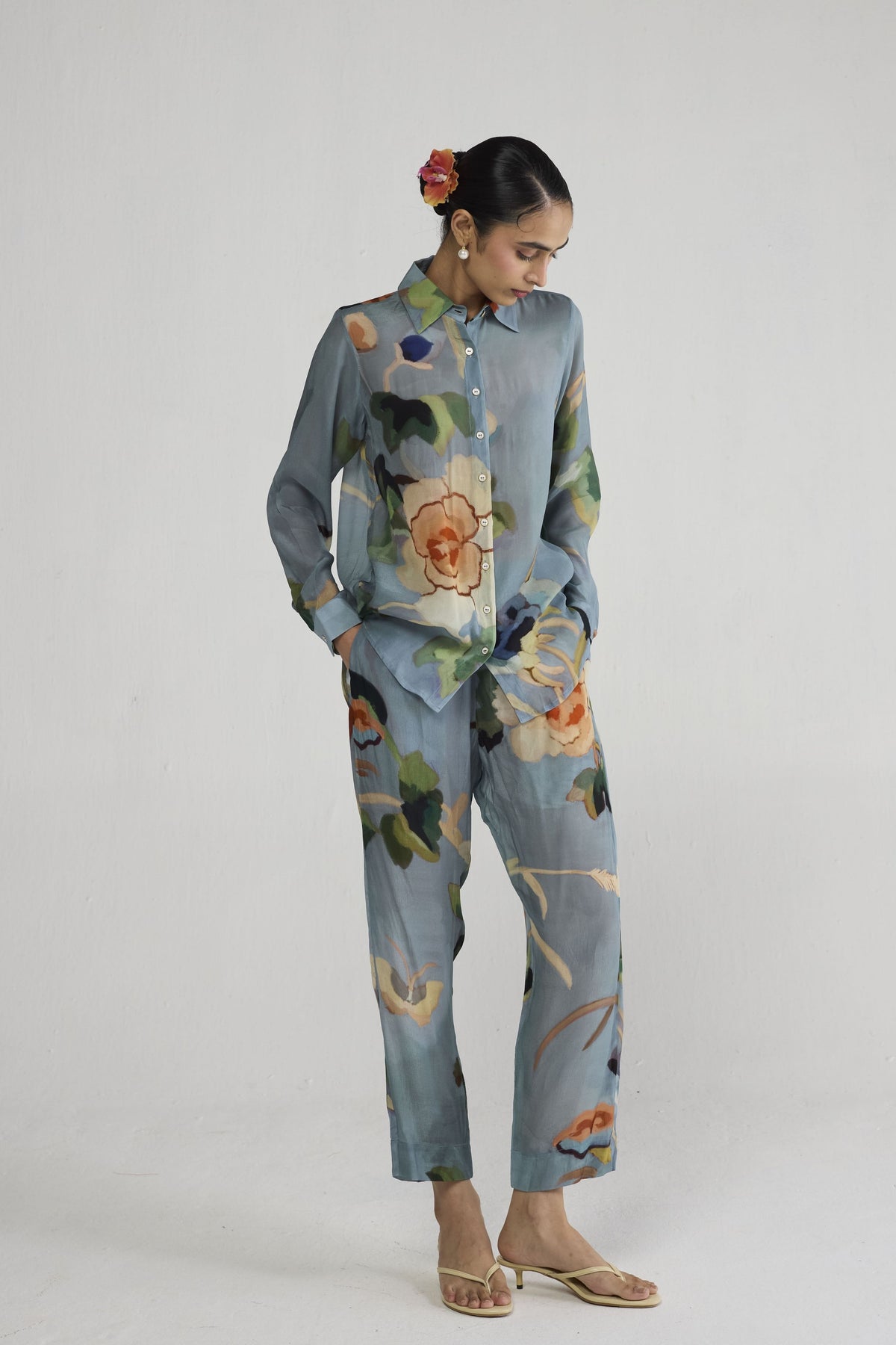 Asagao Crepe Co-Ord Set