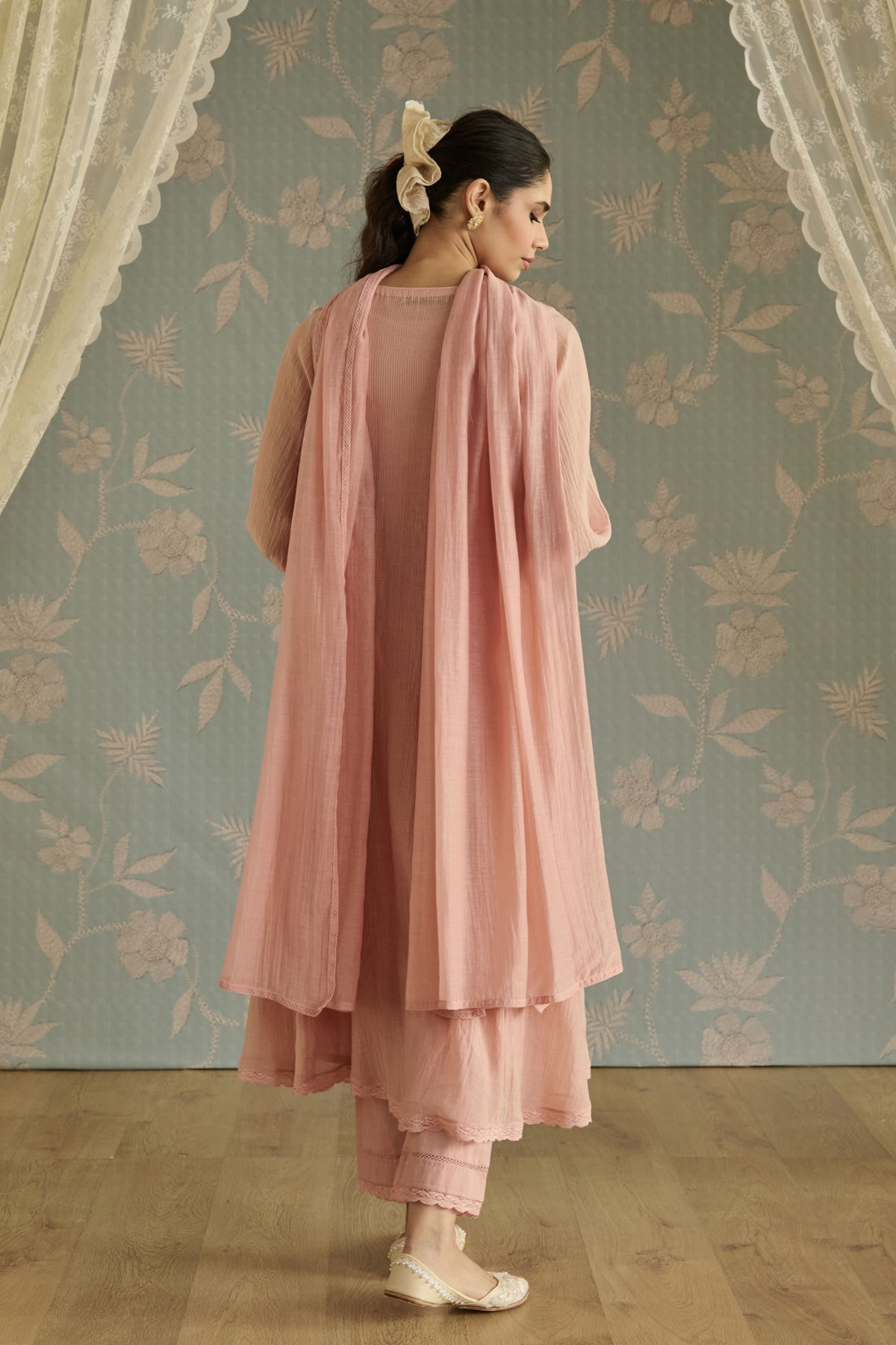 Pink Fiza Kurta Set