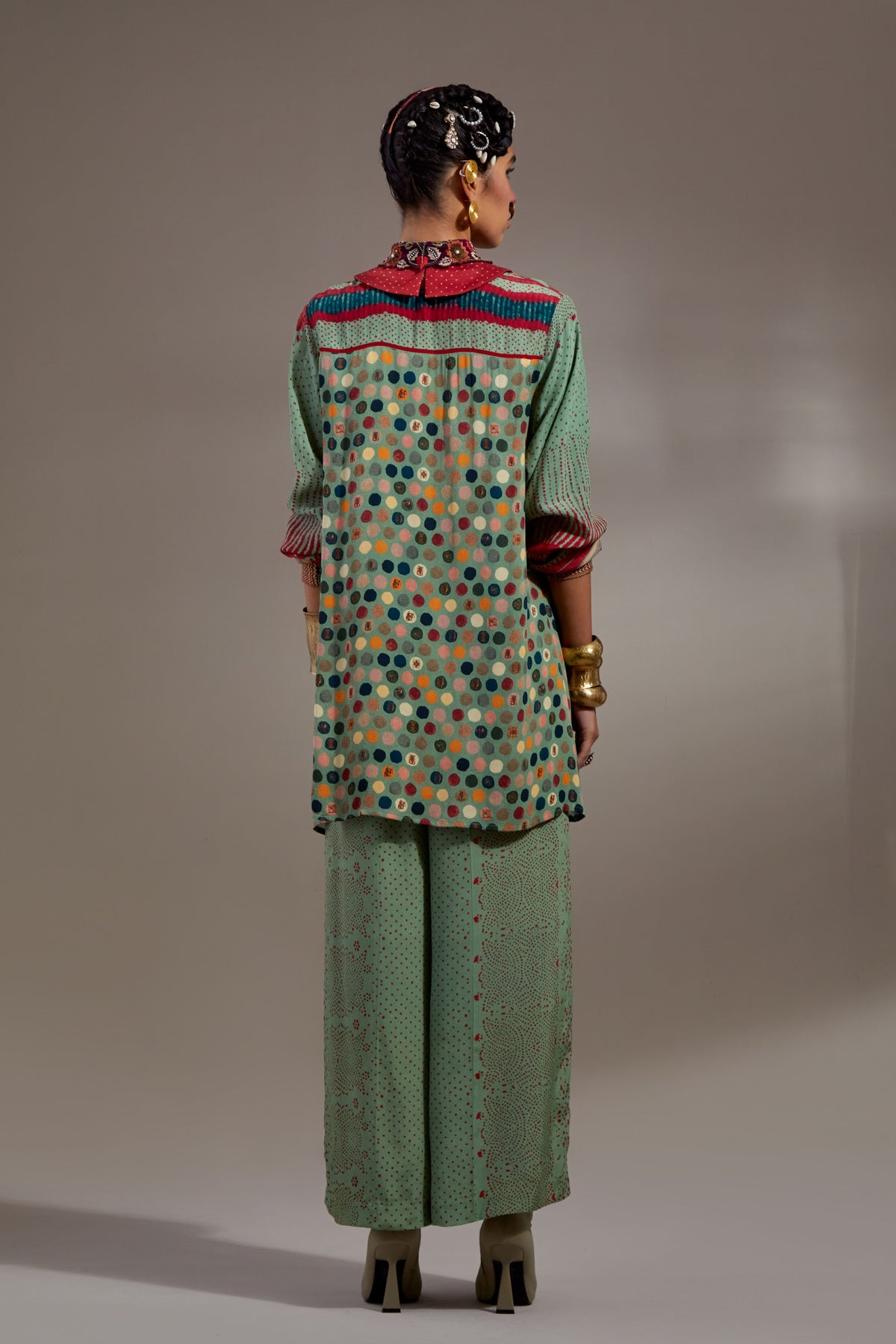 Atri Straight Shirt Set