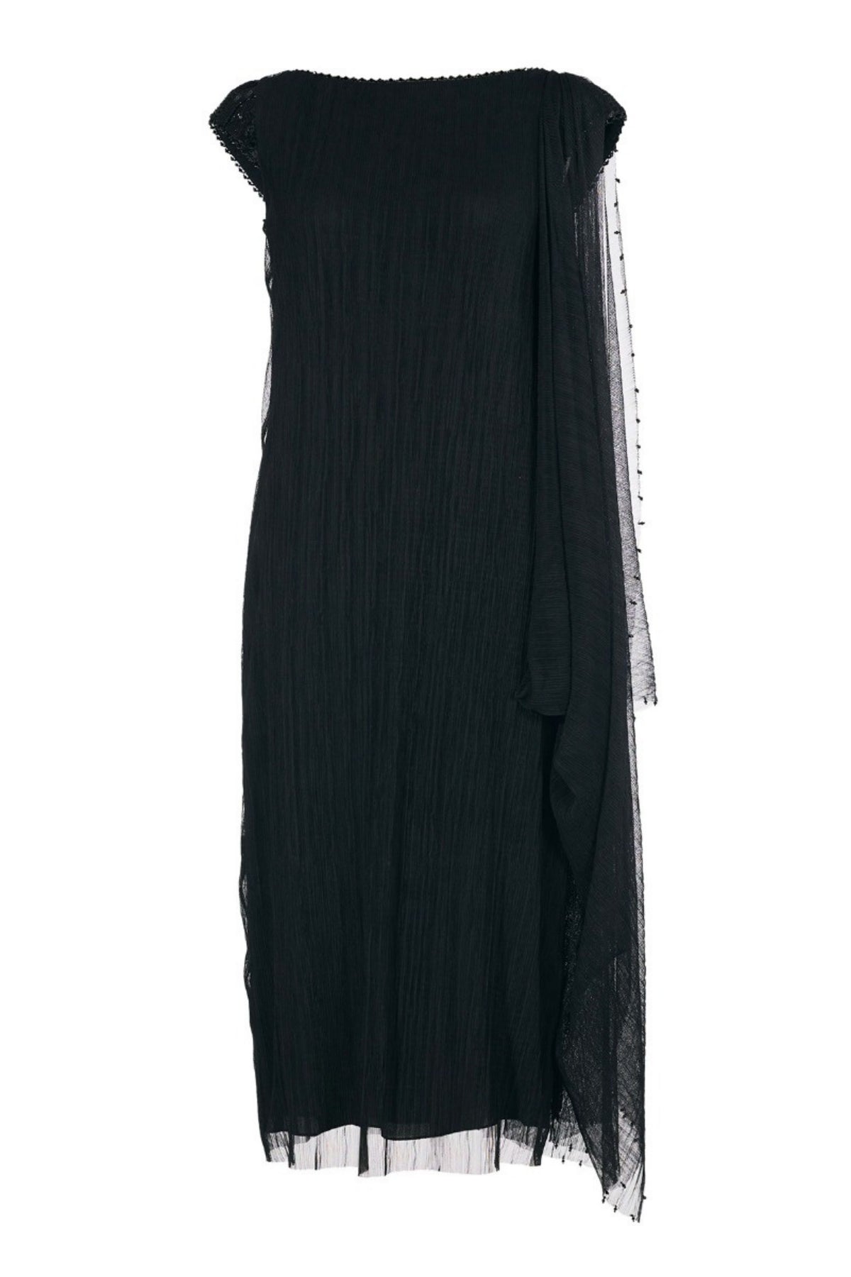 The Beaded Drape Dress