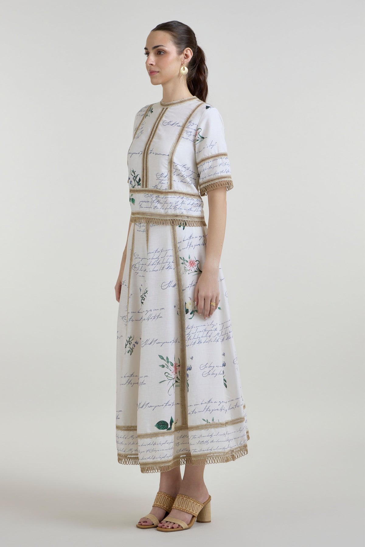 Poetry Raafia Skirt Set