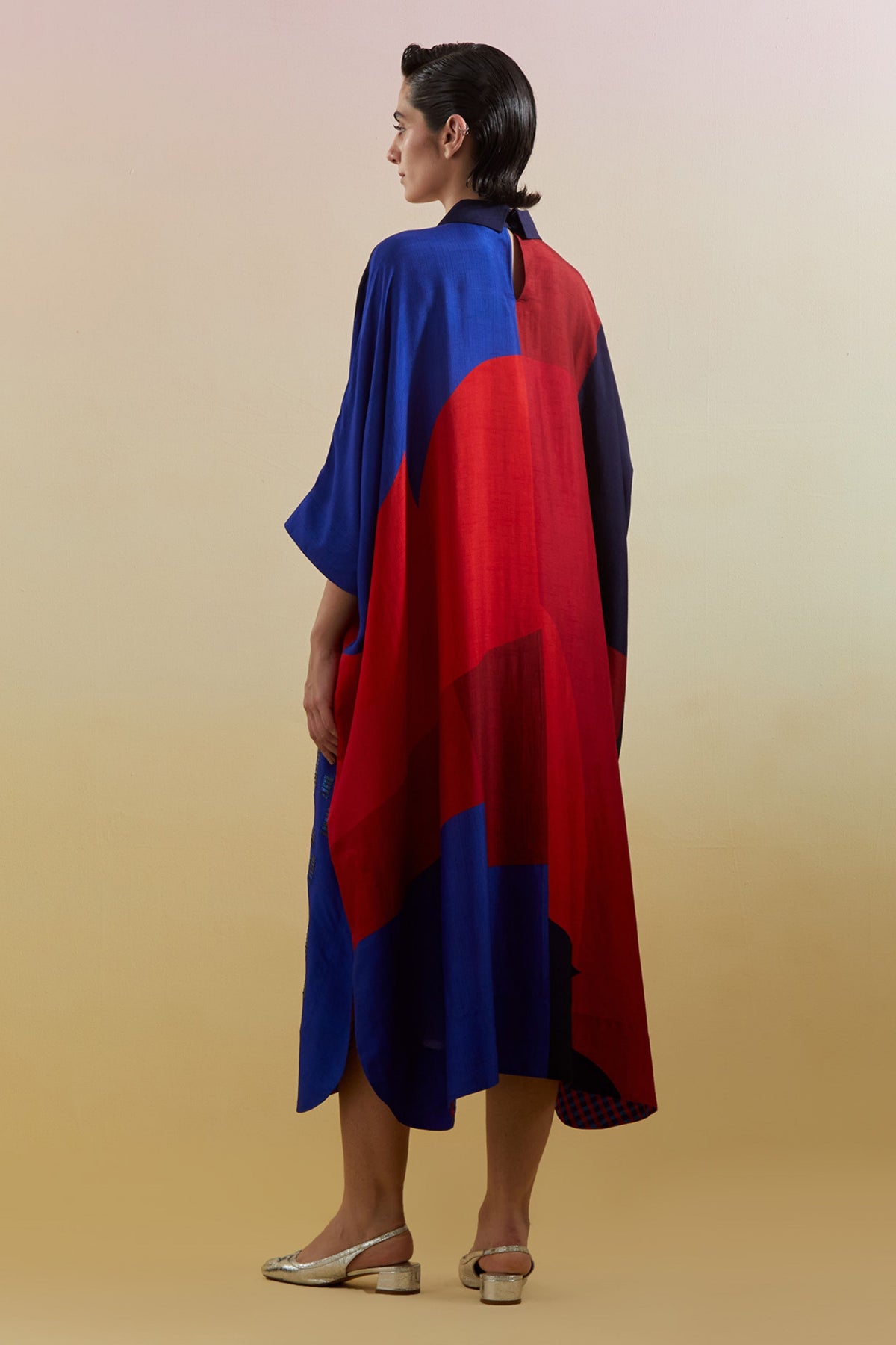 Zenith Navy & Red Kaftan