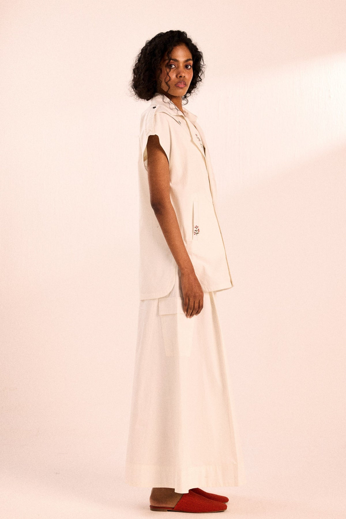 White Rose Pants