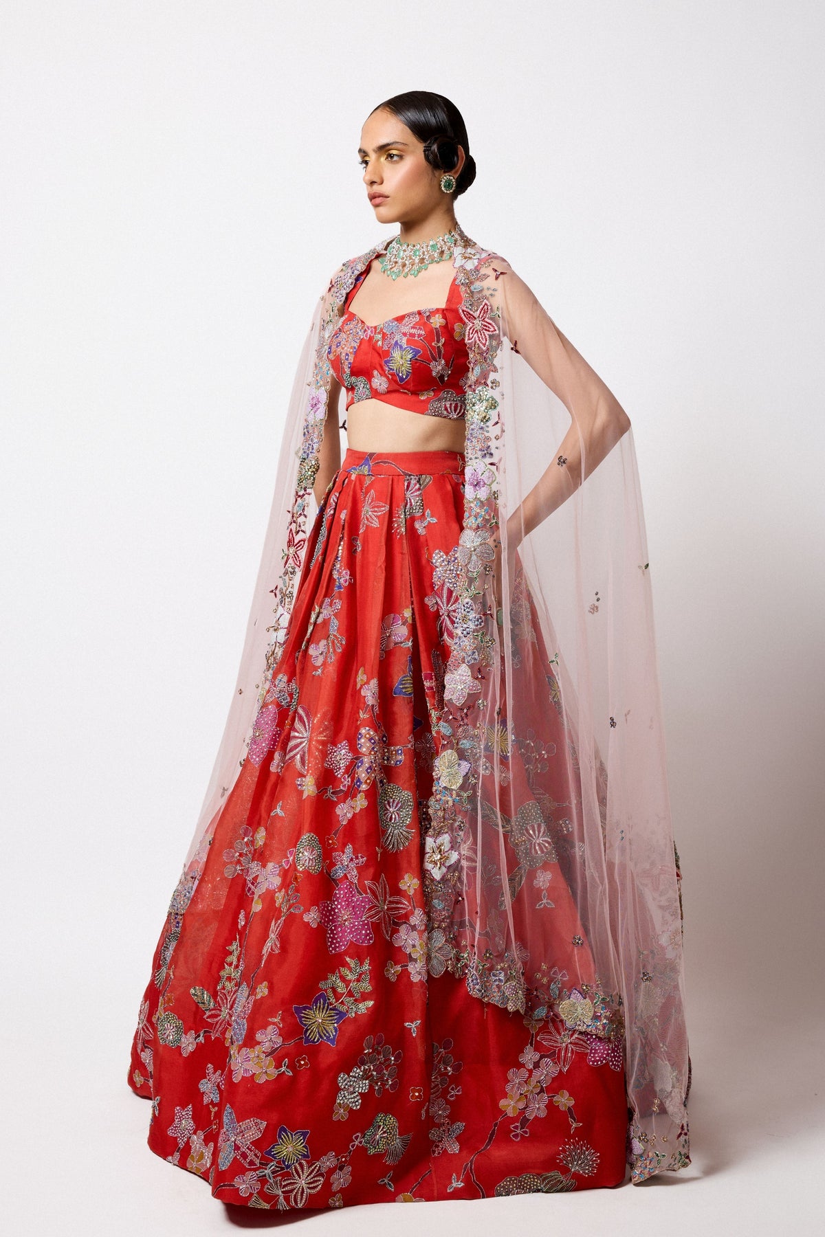 Ambrosia Pleated Lehenga Set