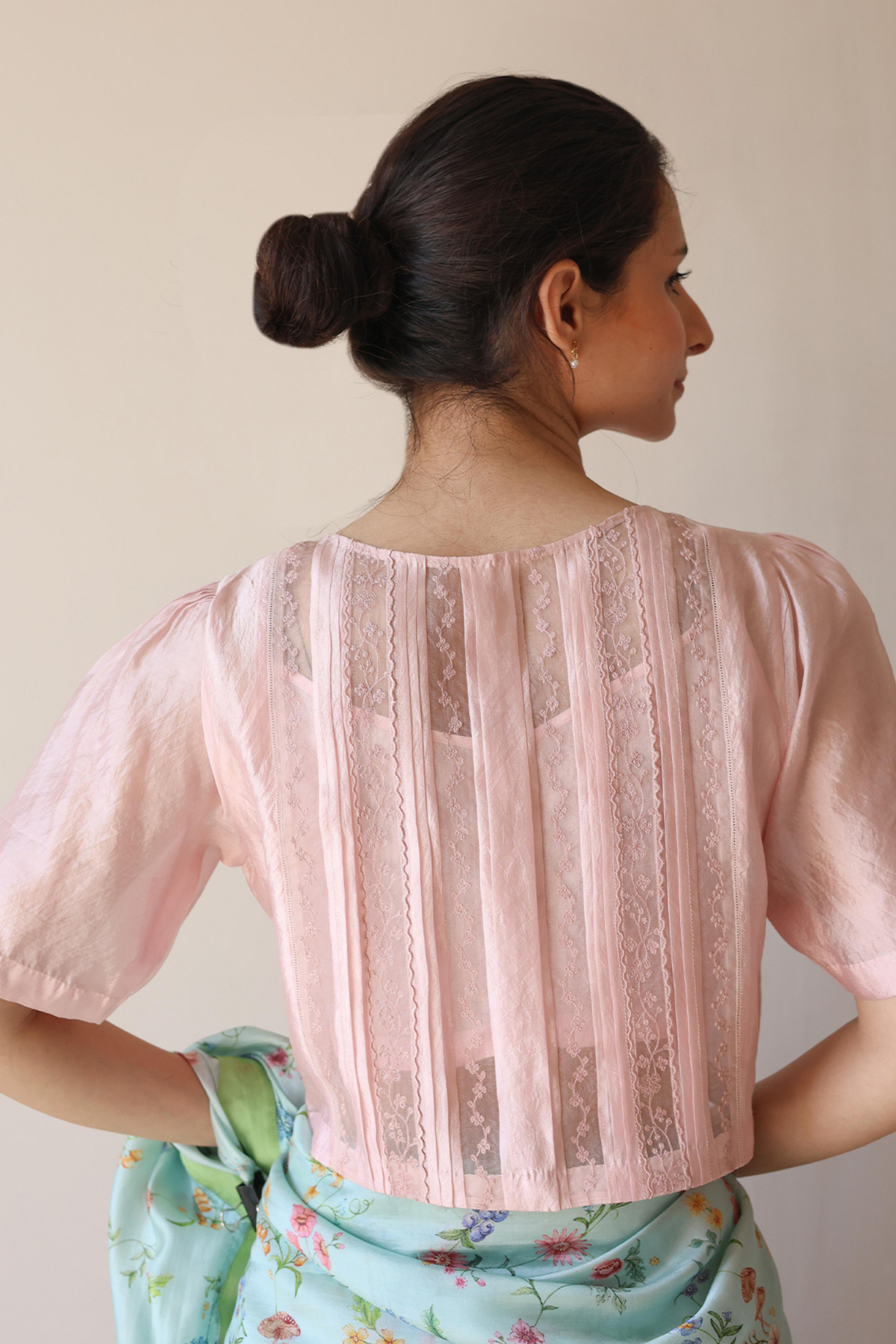 Whispering Ivy Pink Blouse