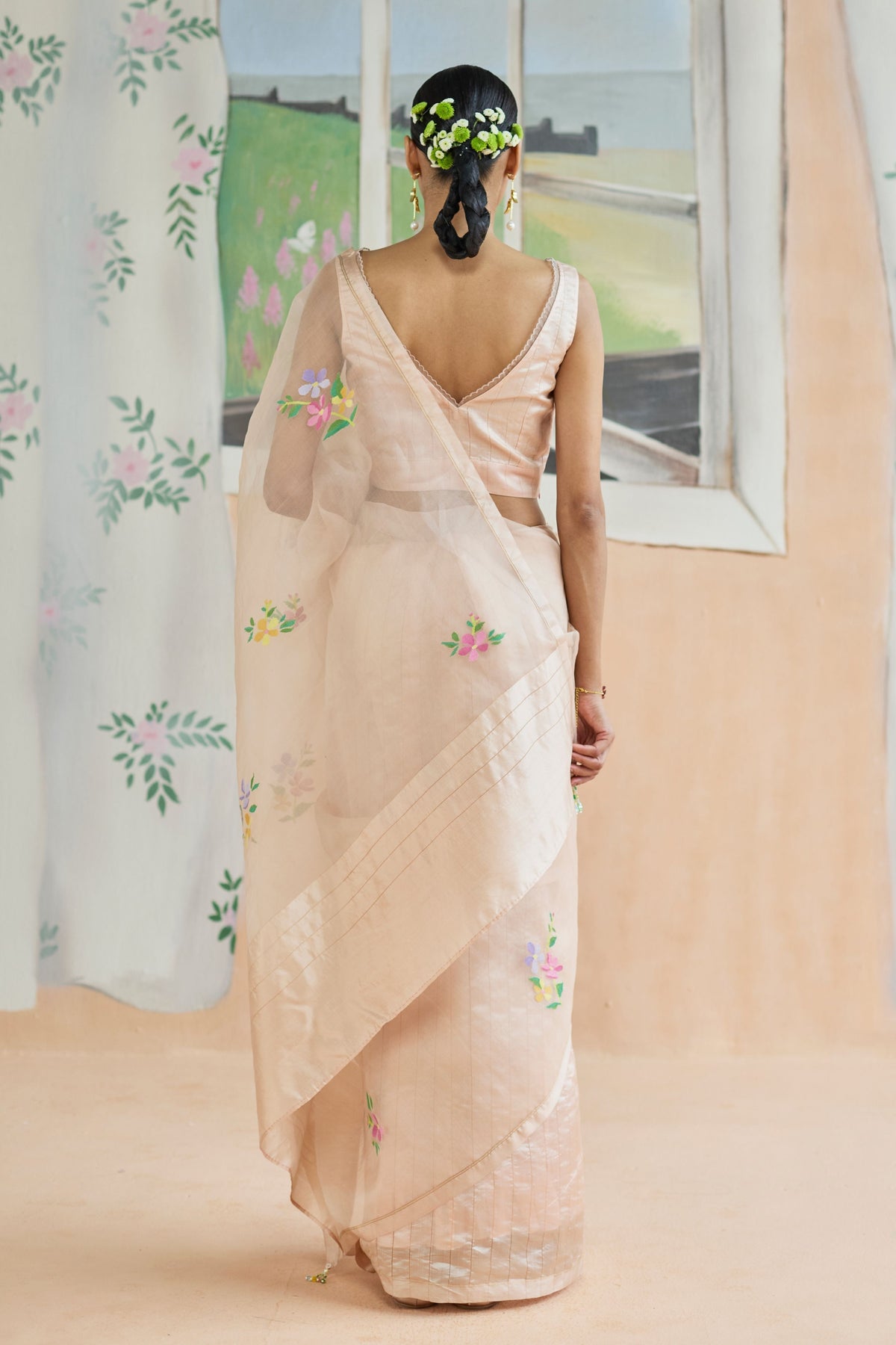 Soft Whisper Jamdani Sari