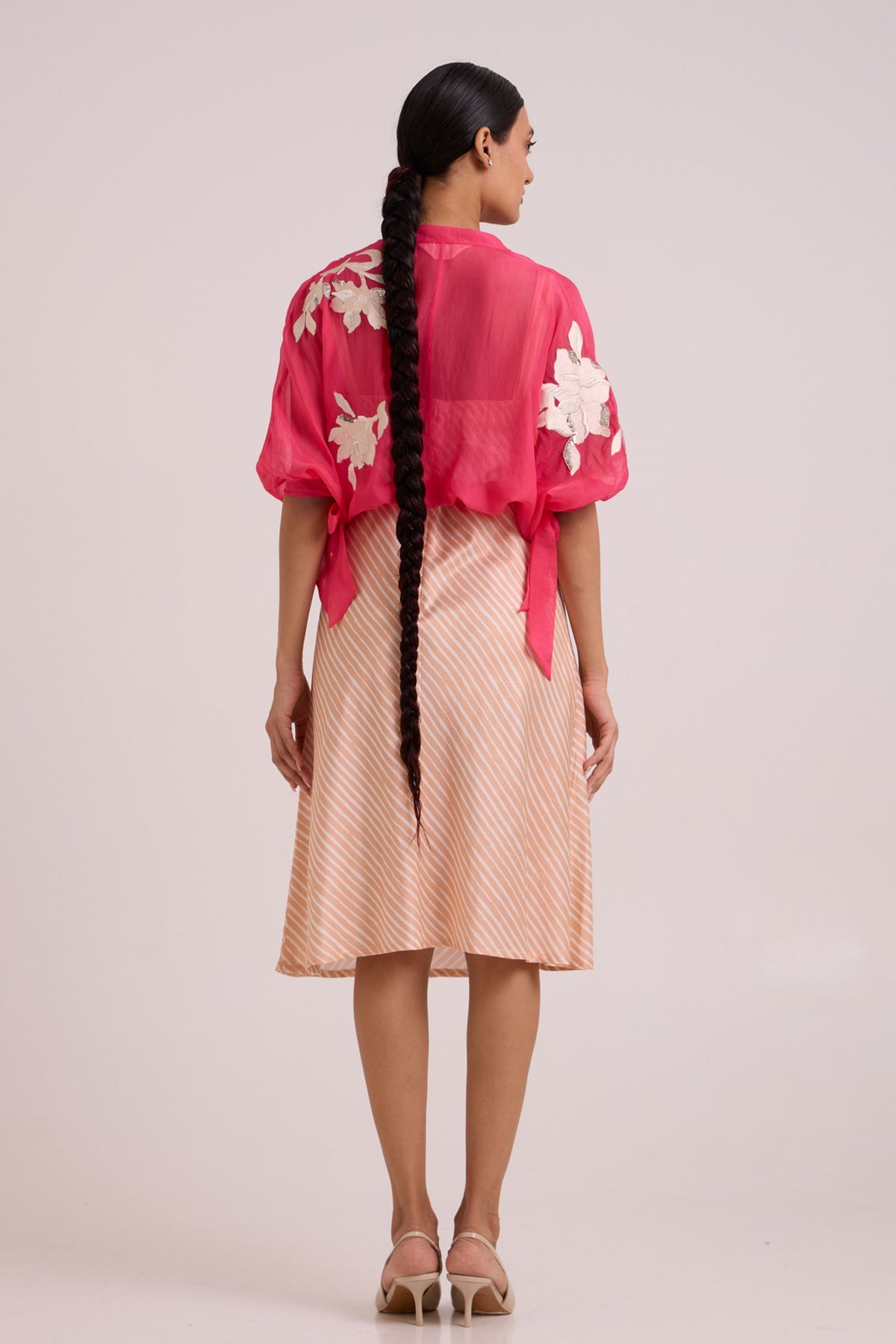 Emery Sheer Bomber Dress