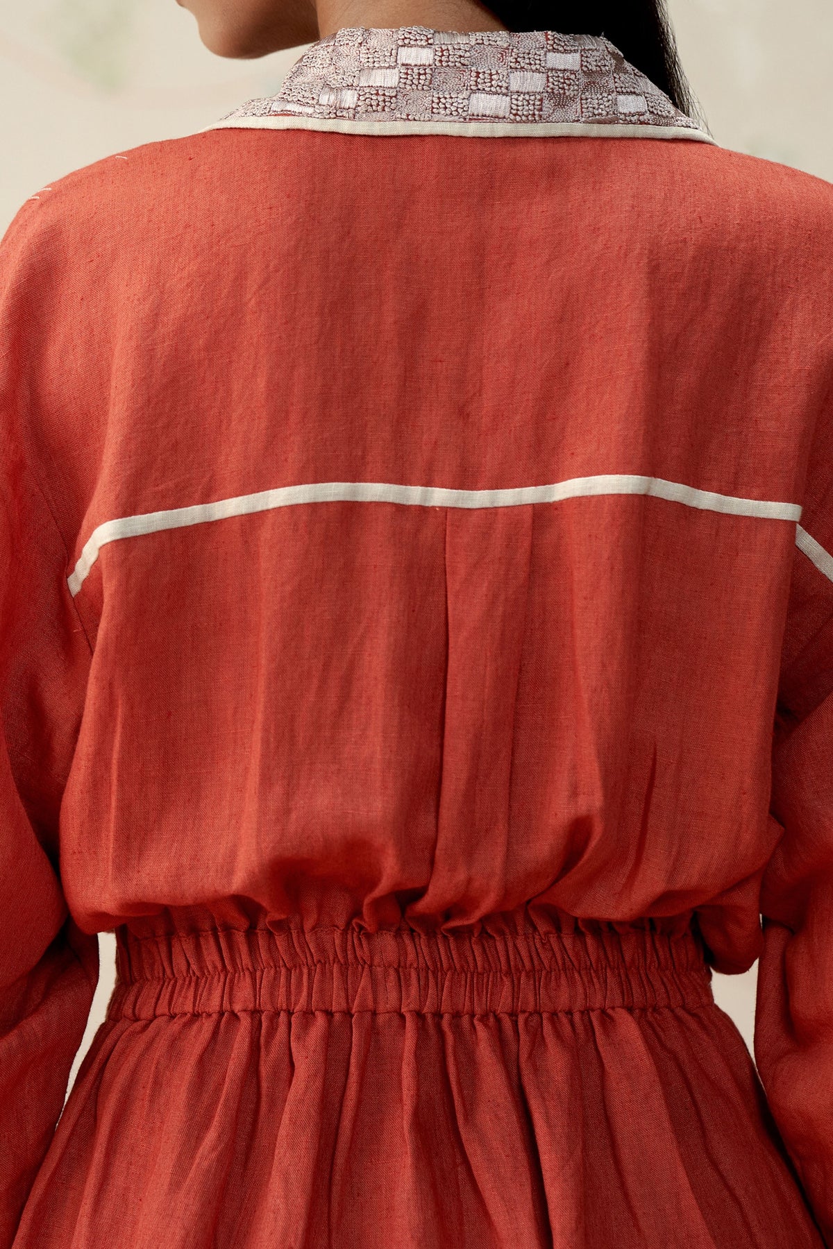 Johanna Brick Red Dress