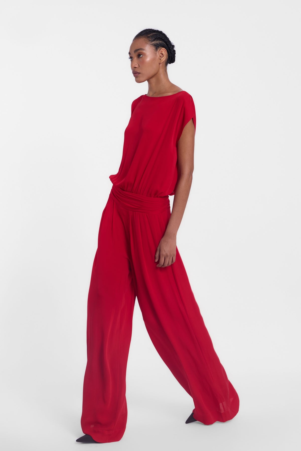 Boat Neck Jumpsuit