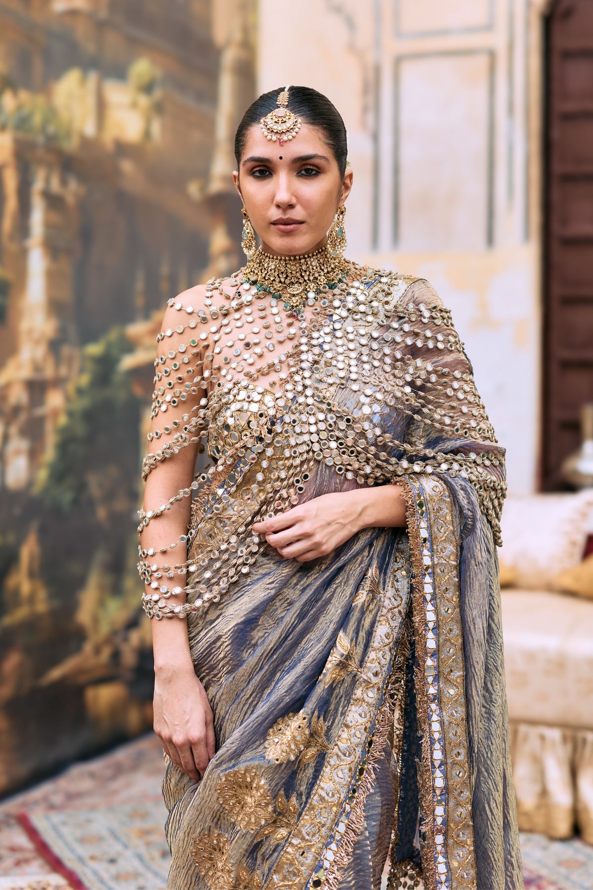 Jaalika Saree Set