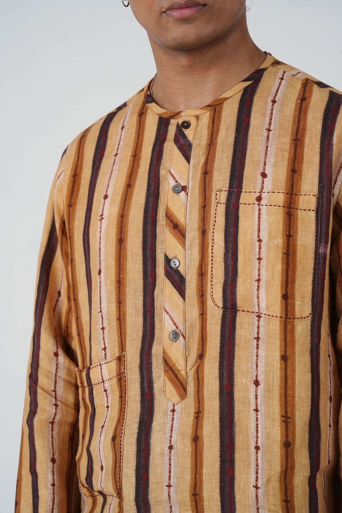 Zen Collarless Shirt