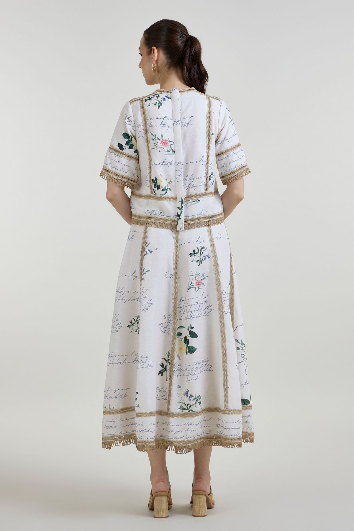 Poetry Raafia Skirt Set