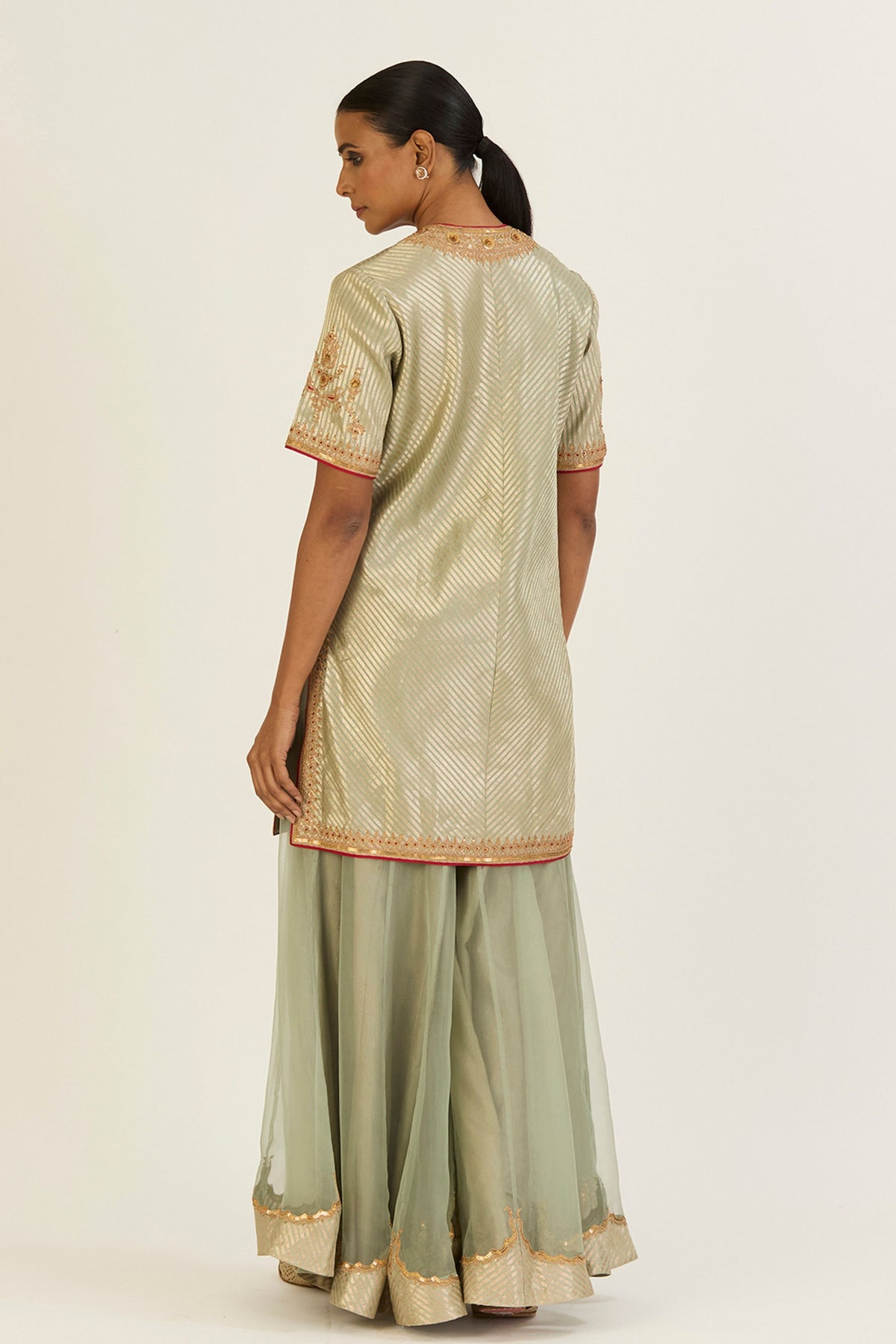 Mannat Jade Sharara Set