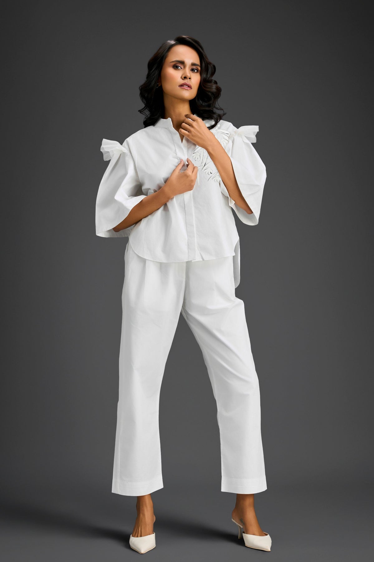 Structured White Co-ord Set