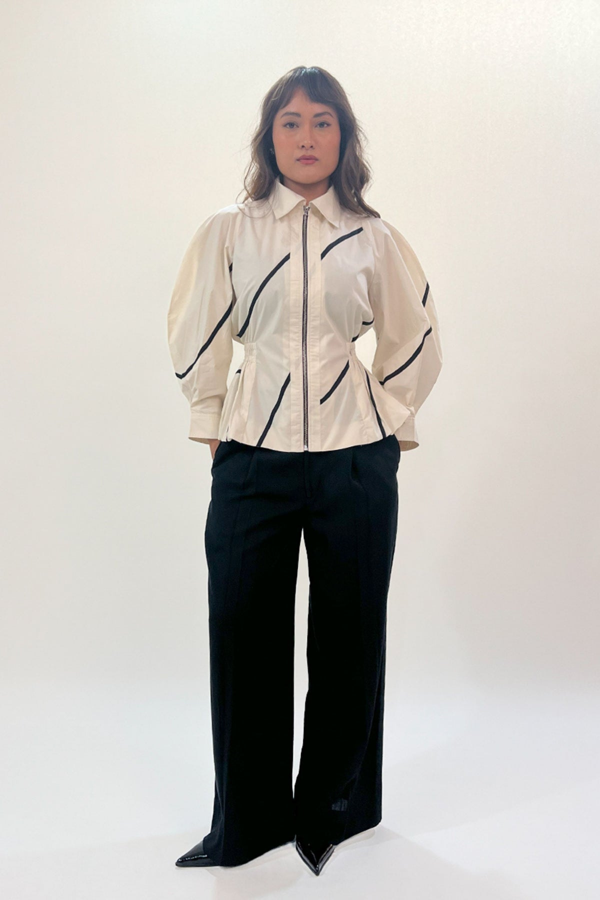 Bubble Hem Stem Top