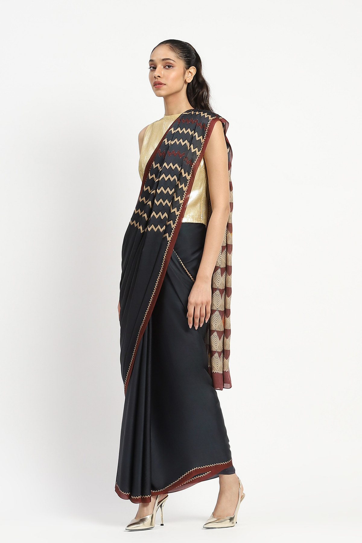 Razor Focus Embellished Saree