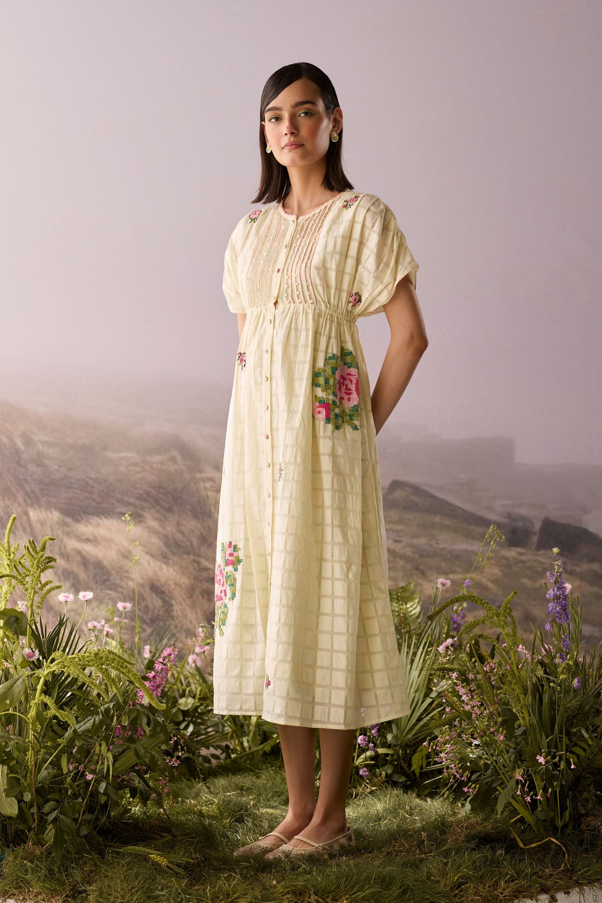 Moonlight Floral Dress