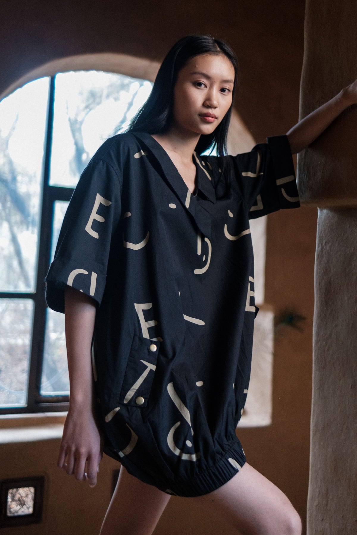 Black Line Sydney Shift Dress