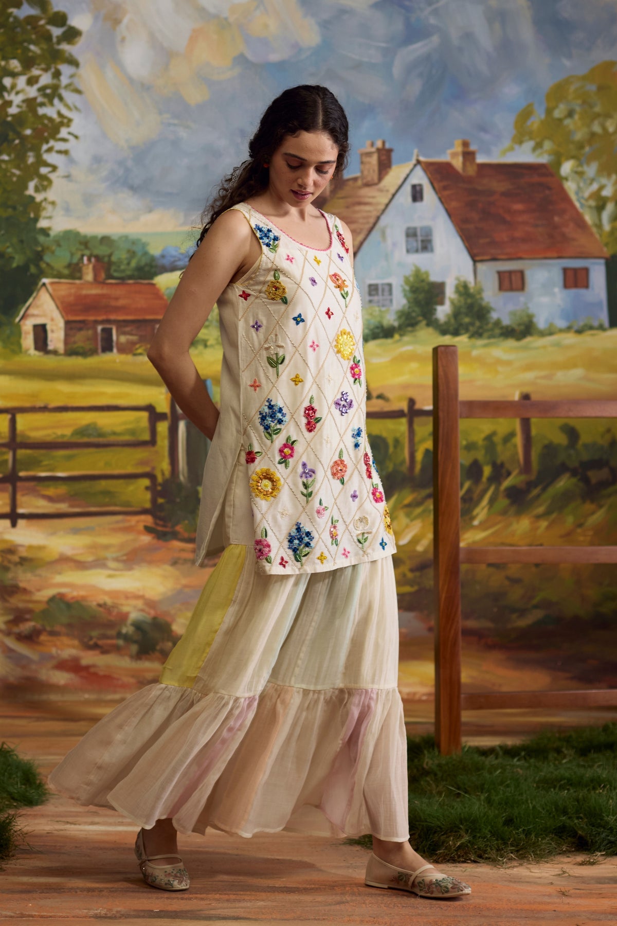 Lumina Floral Kurta