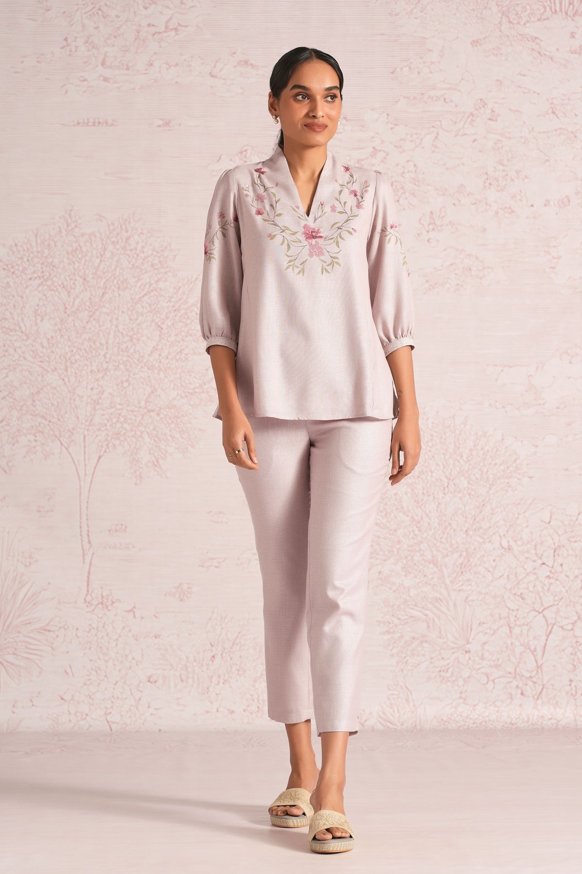 Blush  Tree Mauve Co-ord Set