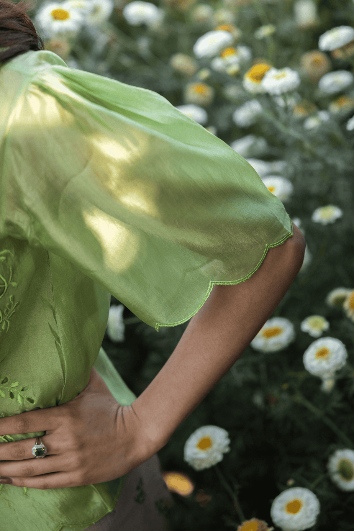 Secret Garden Green Blouse