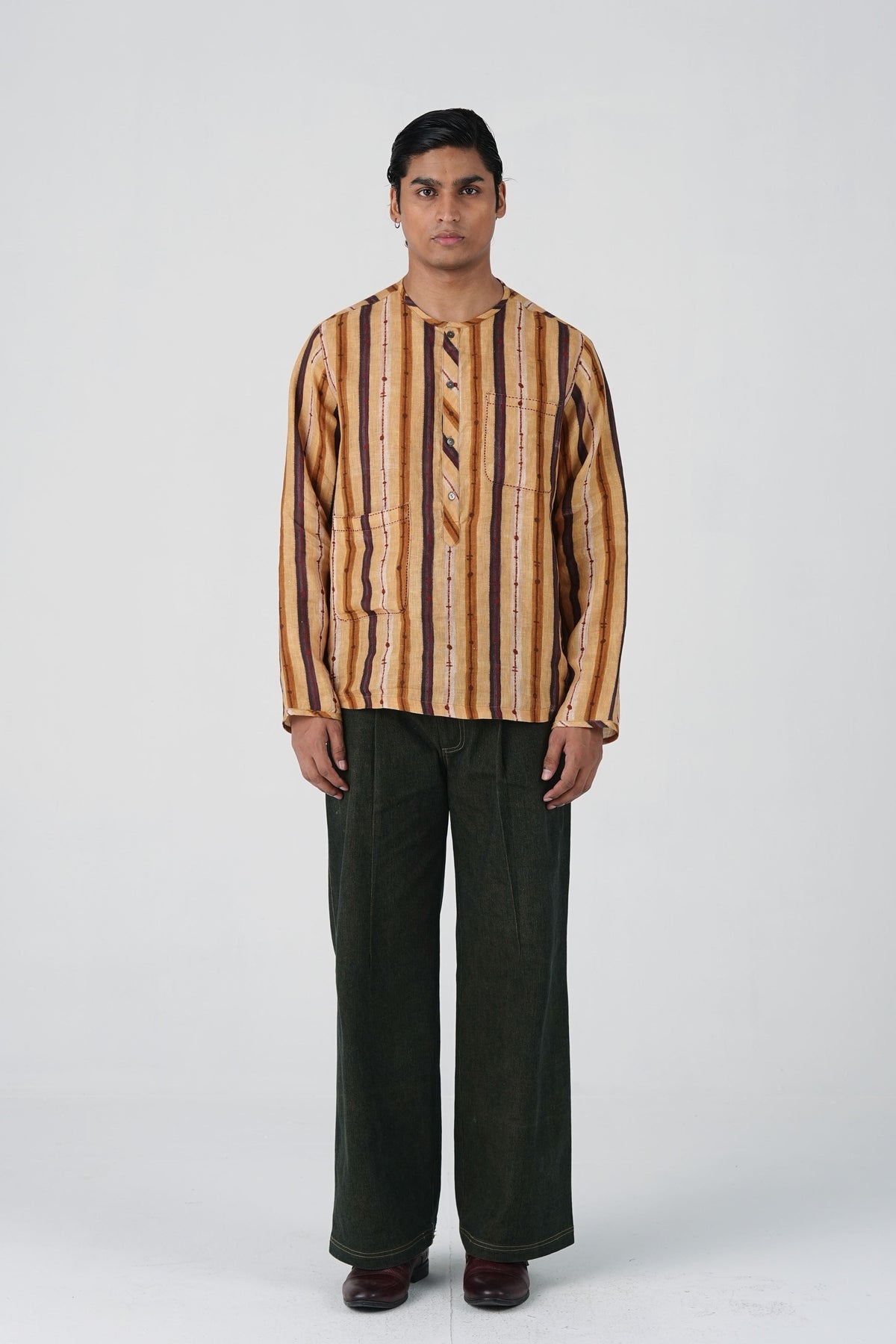Zen Collarless Shirt